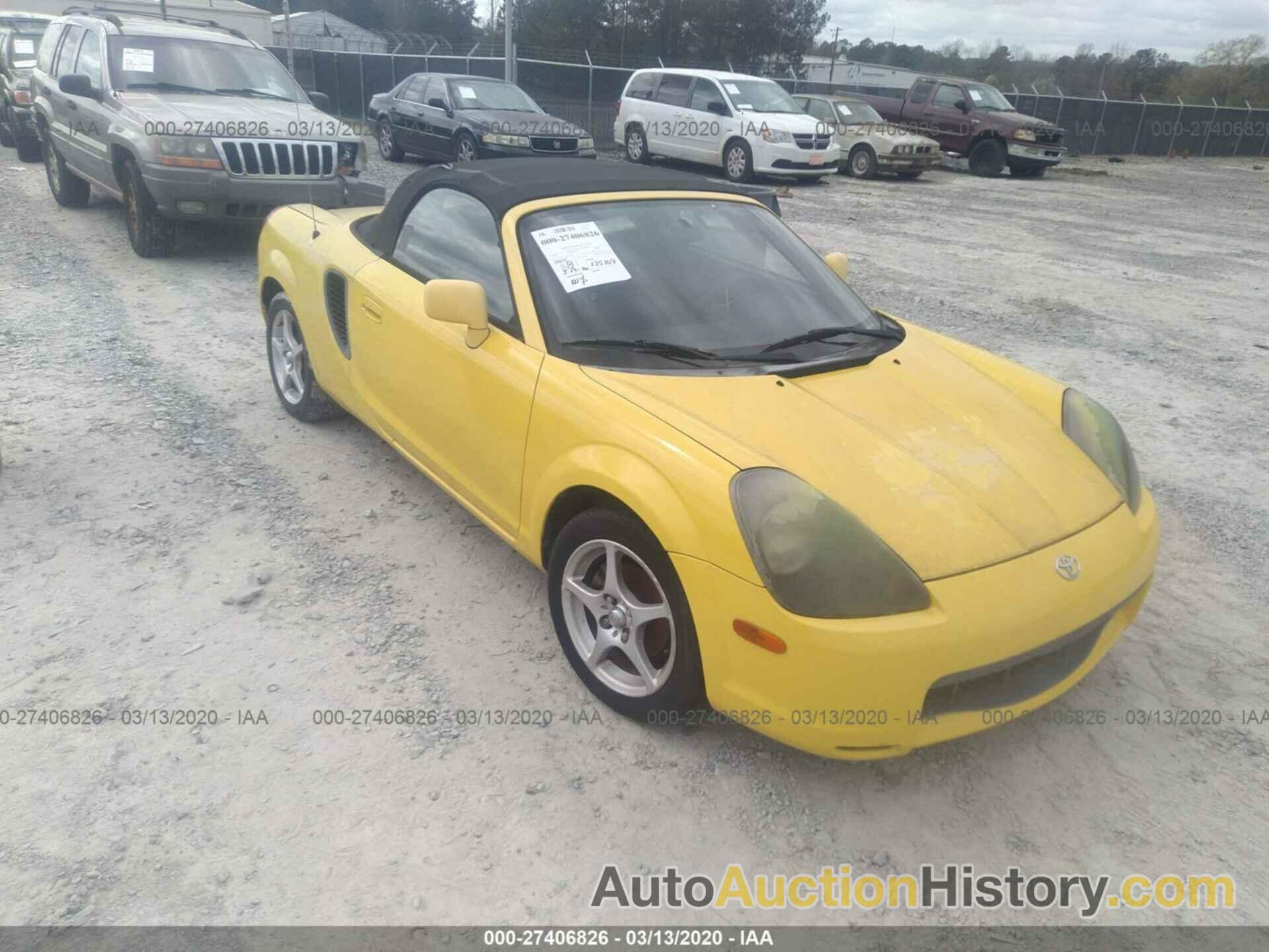 TOYOTA MR2 SPYDER, JTDFR320010025593