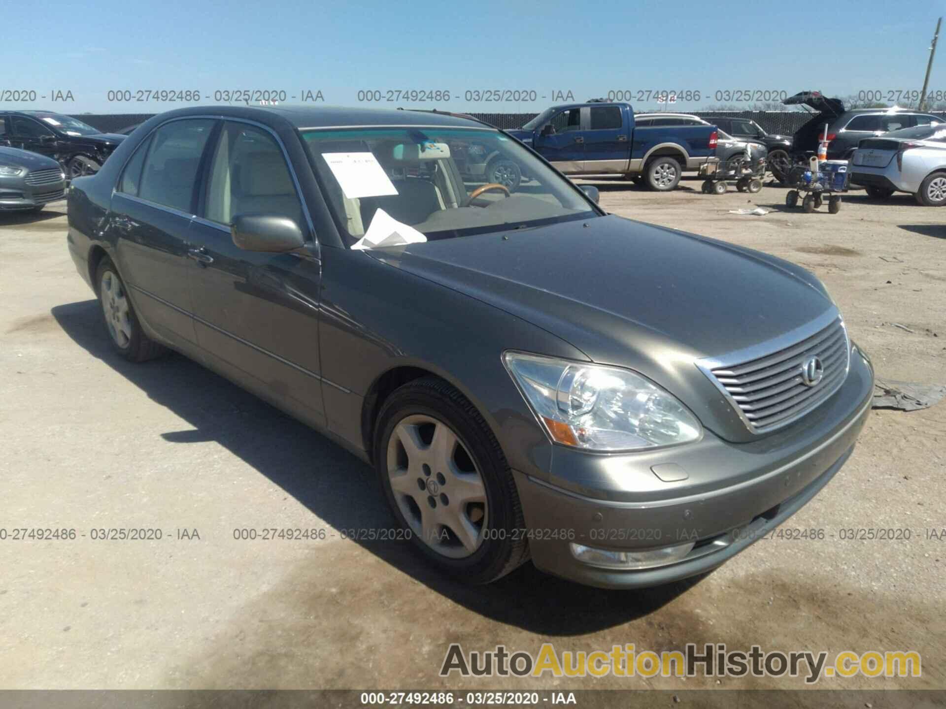 LEXUS LS 430, JTHBN36F355004558