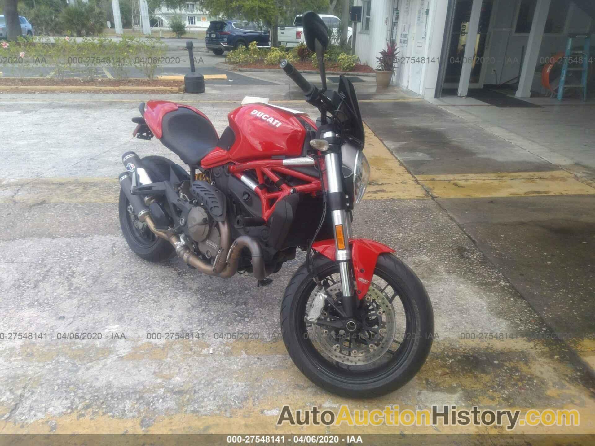Ducati Monster 821, ZDM1RBTS8FB016046