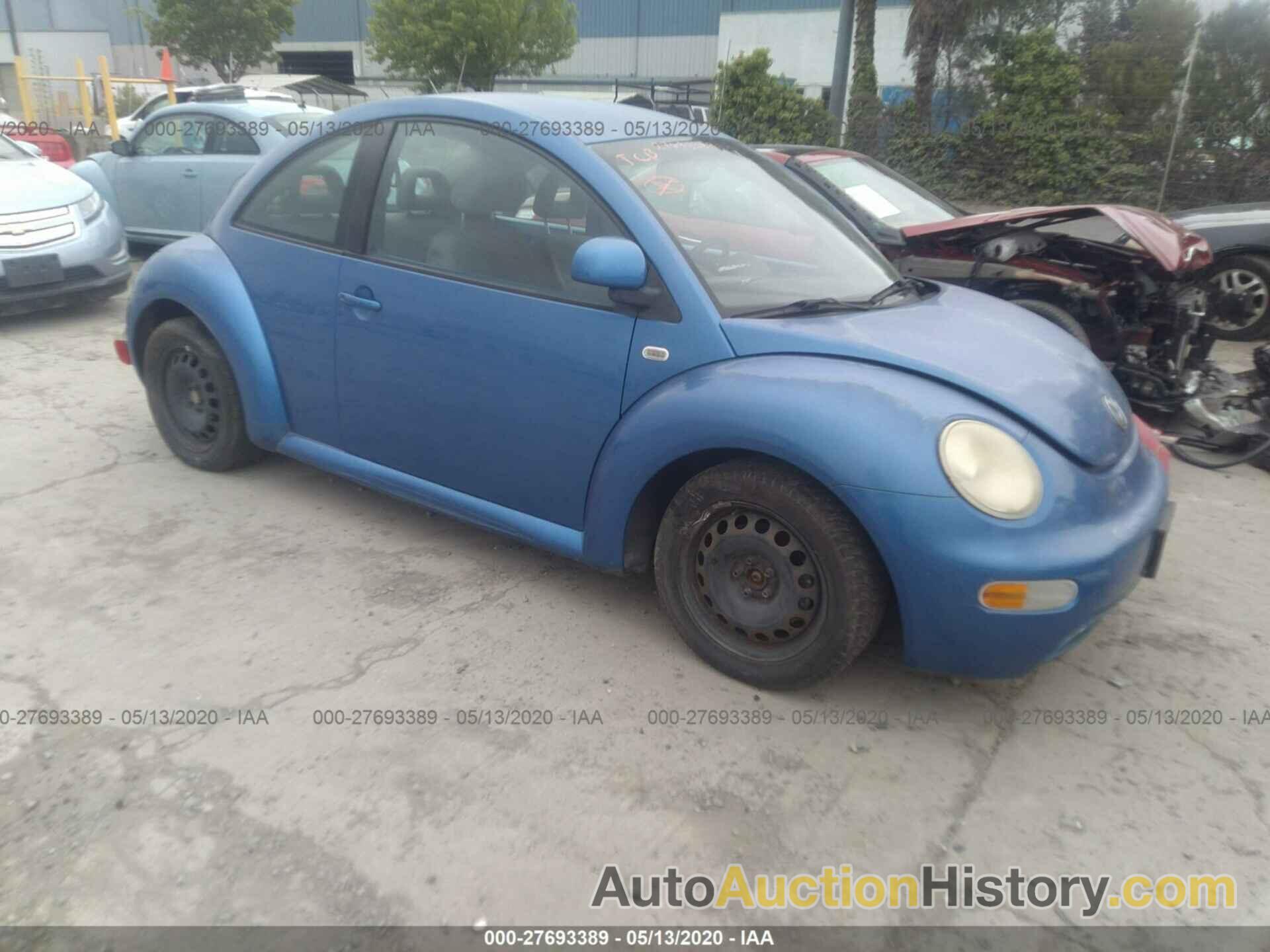 VOLKSWAGEN NEW BEETLE GL, 3VWBC21C8XM453811