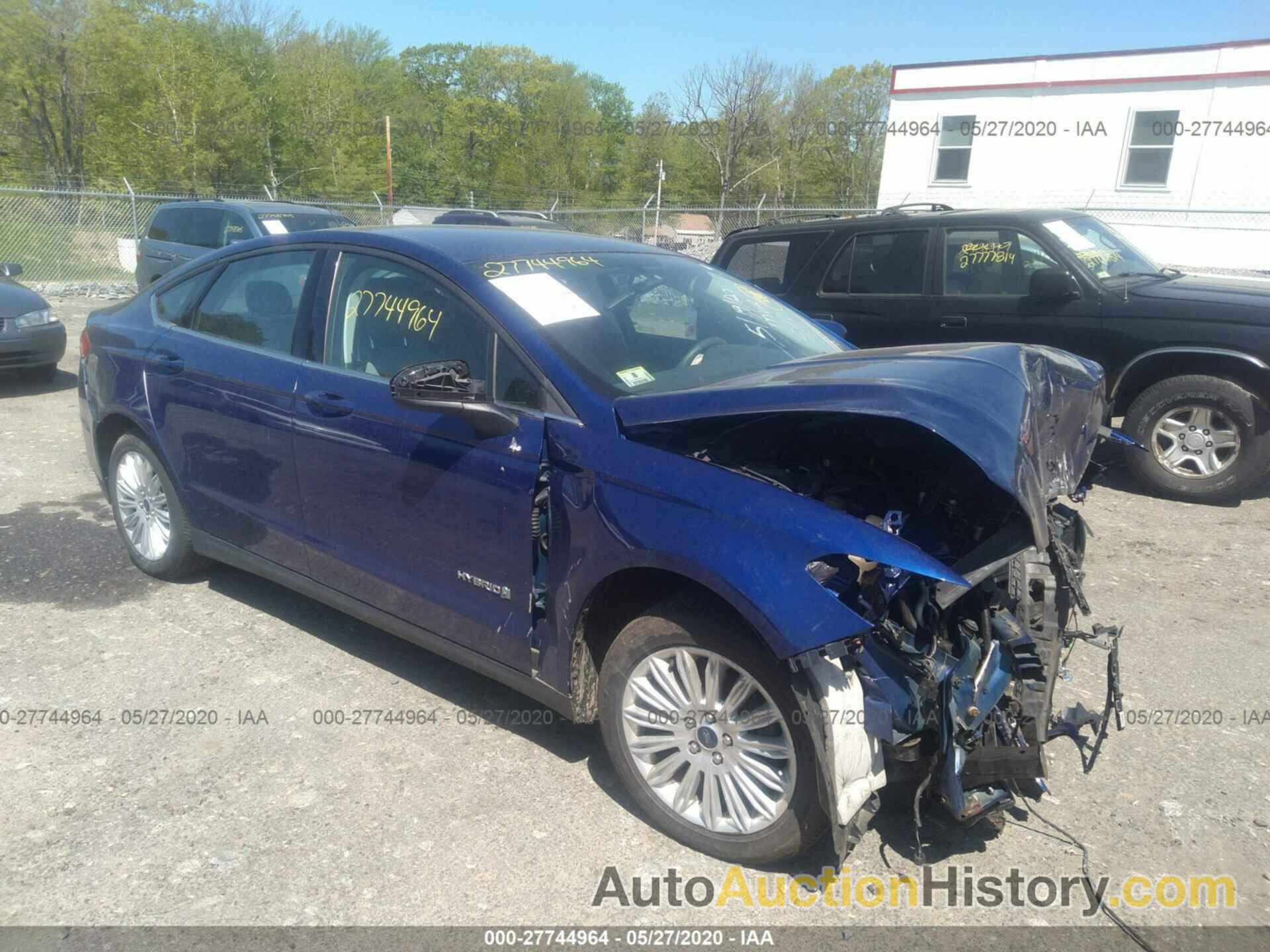 FORD FUSION S HYBRID, 3FA6P0UUXER359968