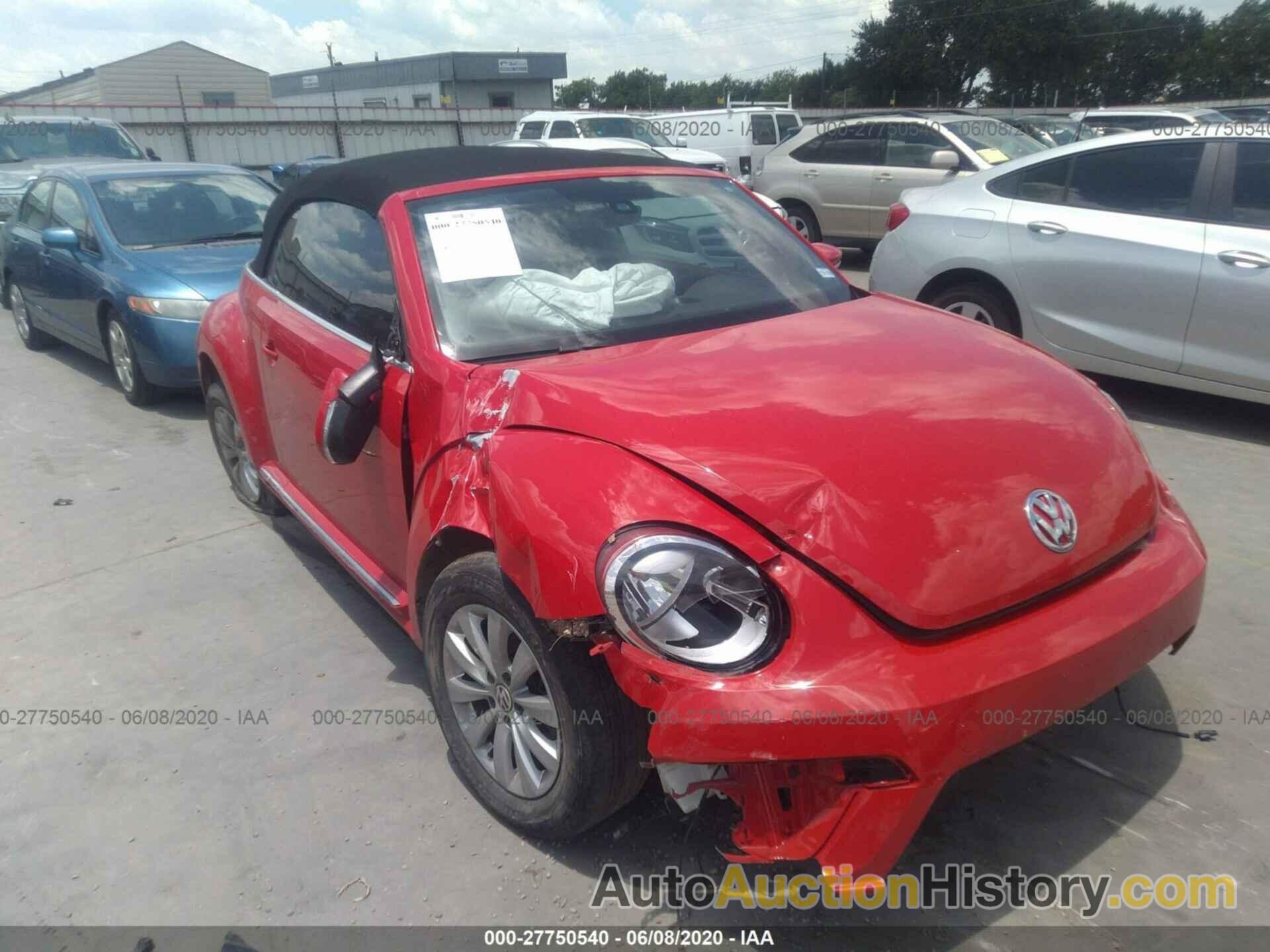 VOLKSWAGEN BEETLE CONVERTIBLE 1.8T S/1.8T SE, 3VW517AT2HM807372