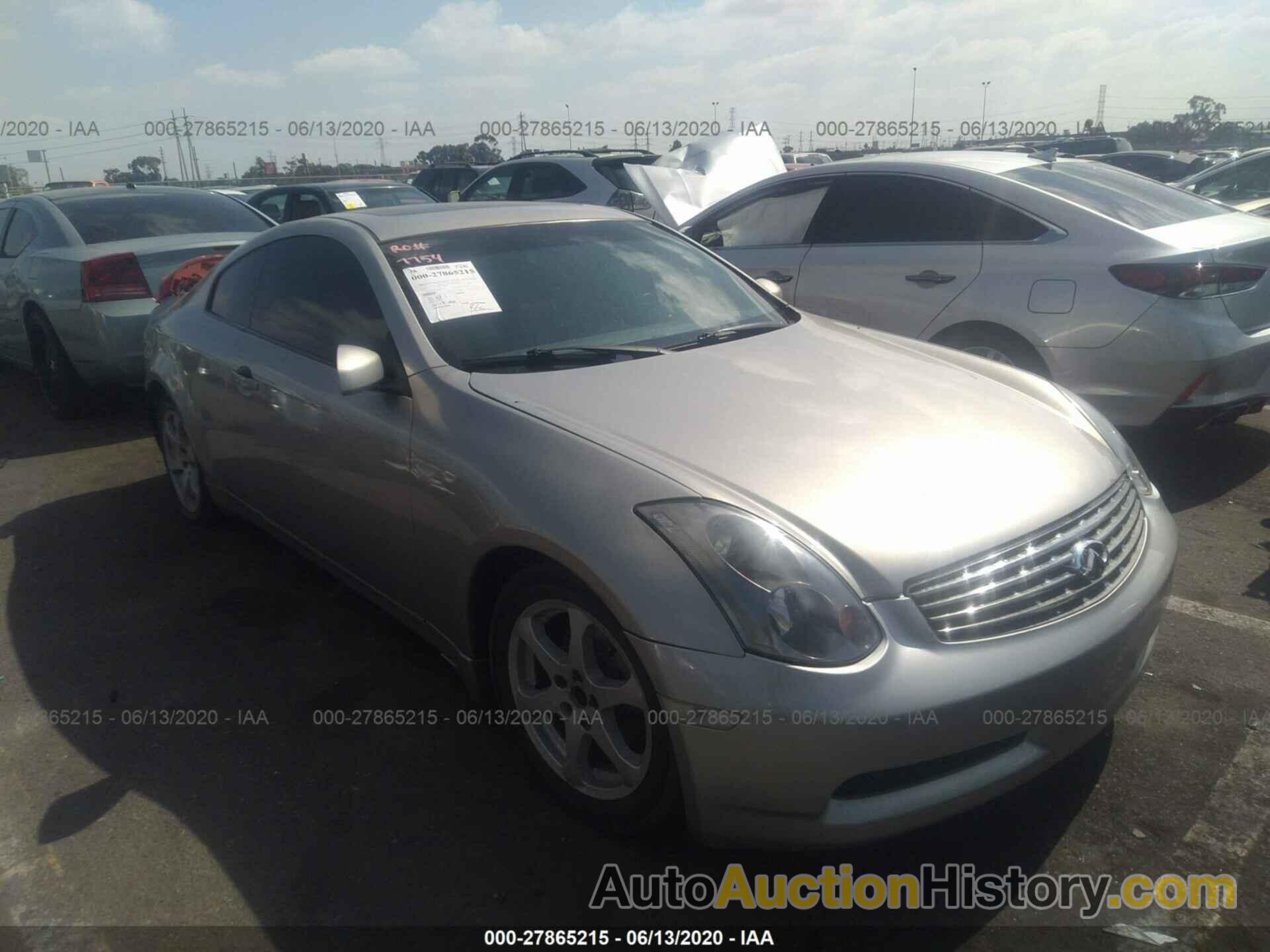 INFINITI G35 COUPE, JNKCV54E94M815652