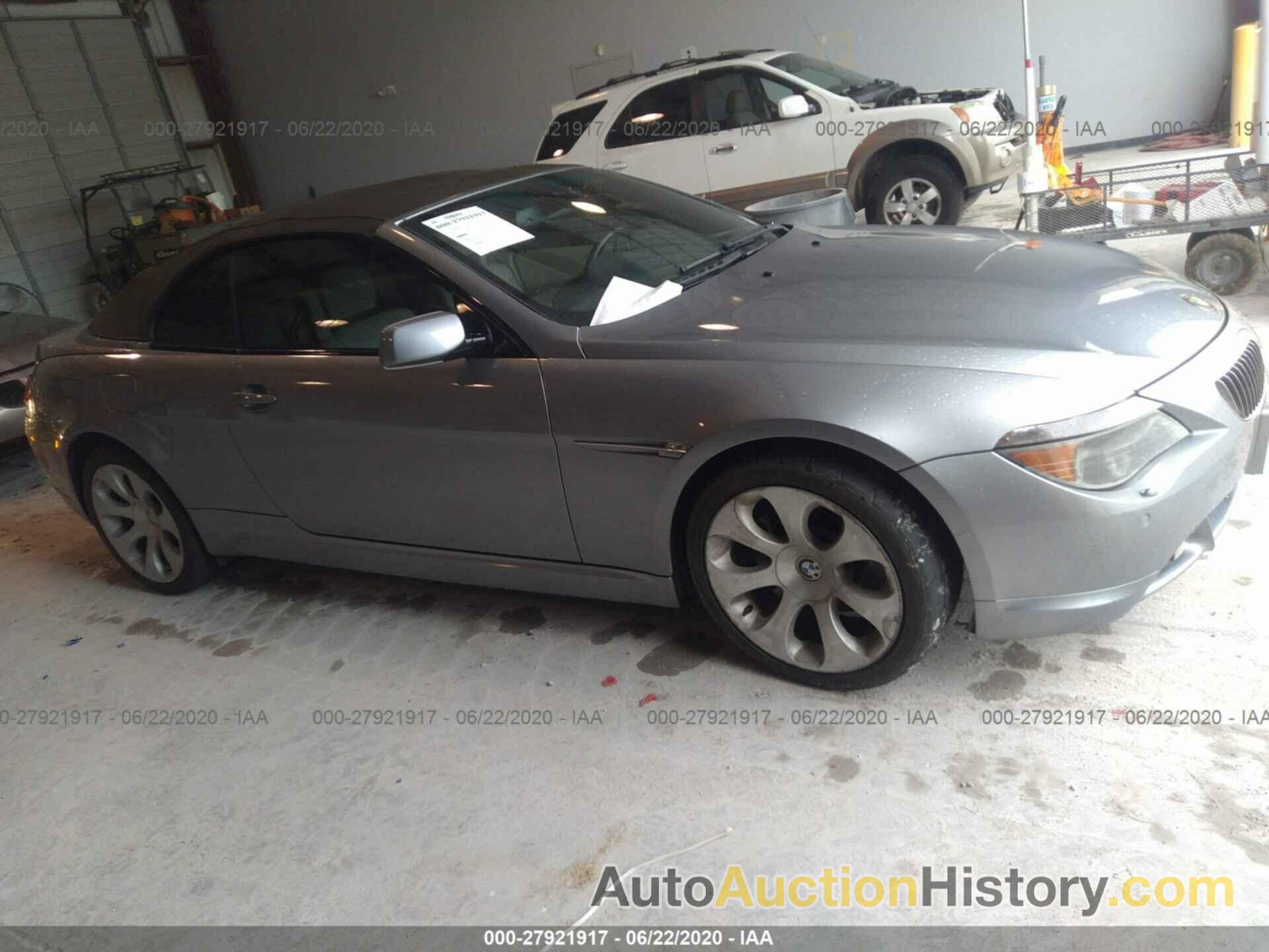 BMW 645 CI AUTOMATIC, WBAEK73475B322943