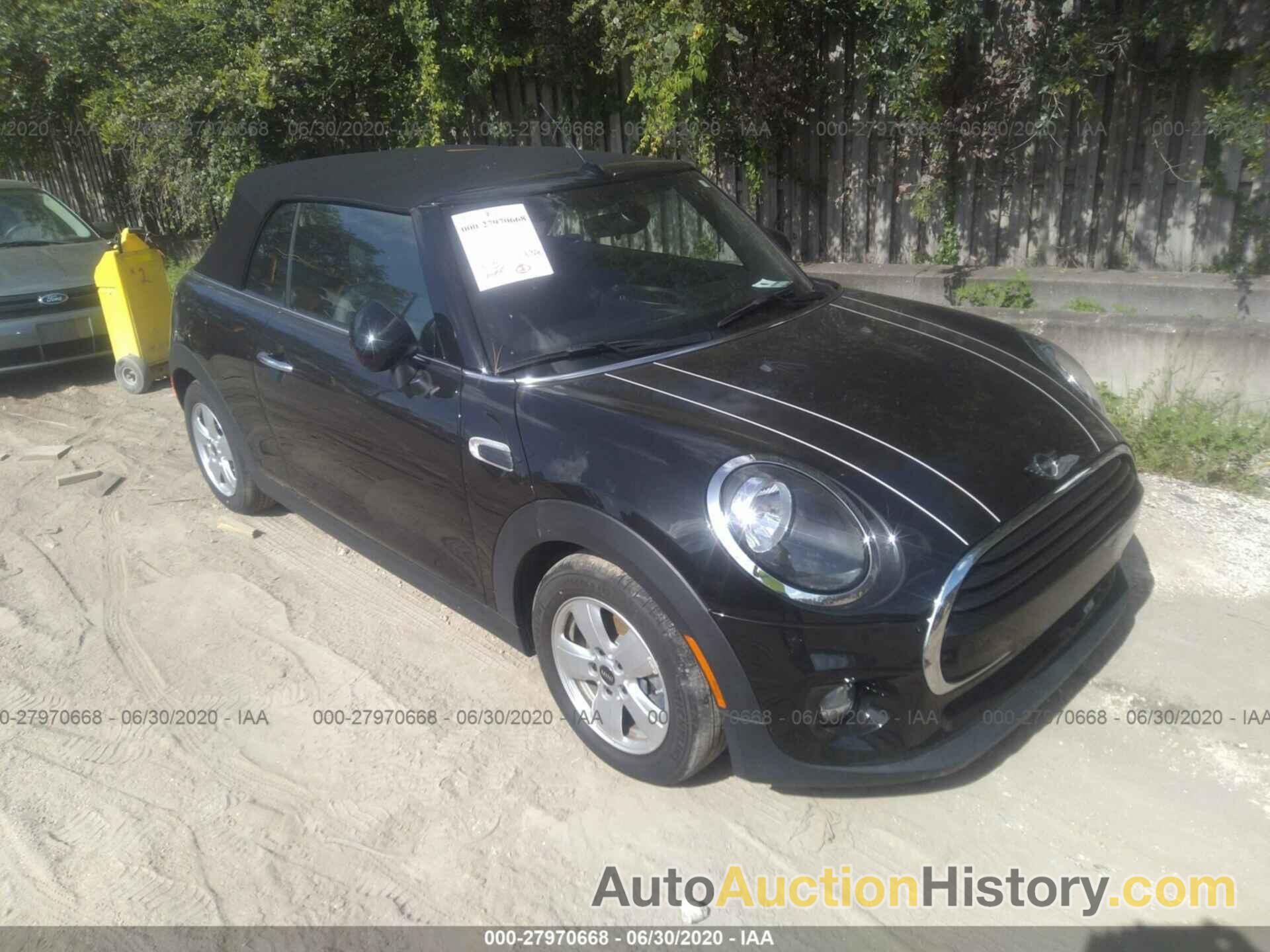 MINI CONVERTIBLE COOPER, WMWWG5C5XK3H08574