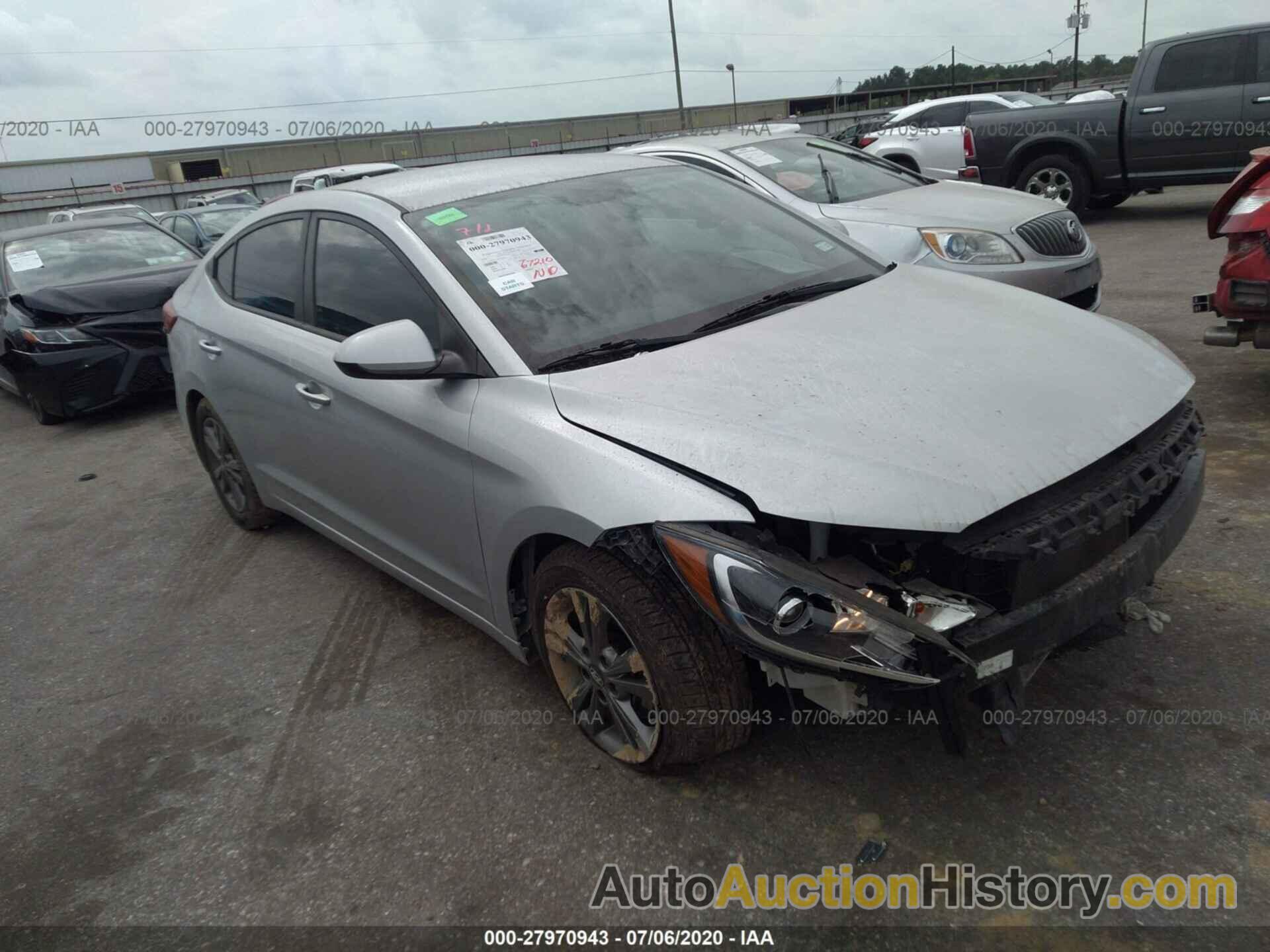 HYUNDAI ELANTRA SEL, 5NPD84LFXJH265272