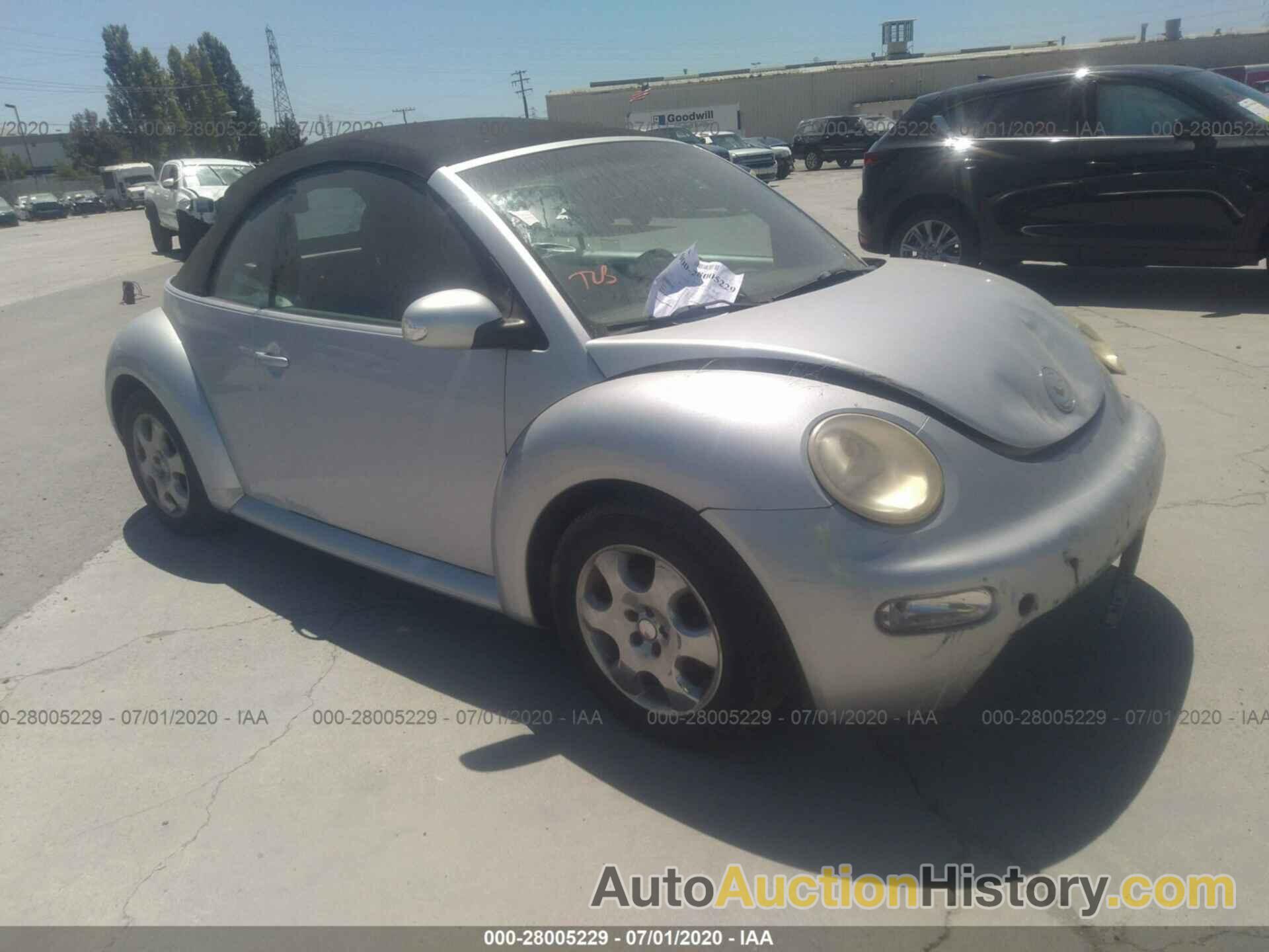 VOLKSWAGEN NEW BEETLE GLS, 3VWCK21Y83M322004