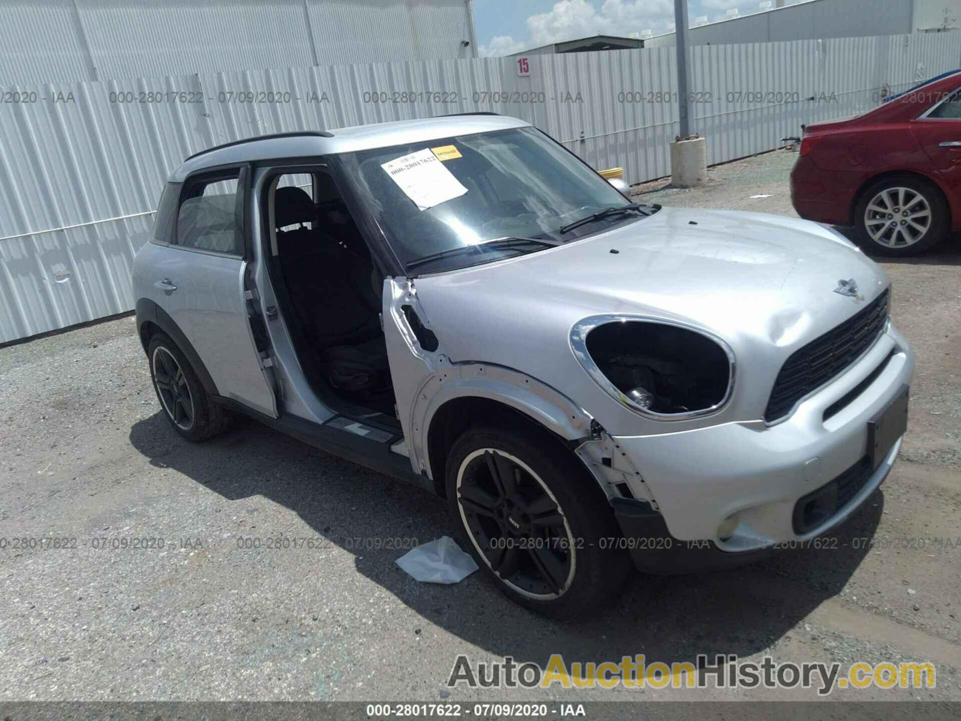 MINI COOPER COUNTRYMAN S, WMWZC3C54CWL85357