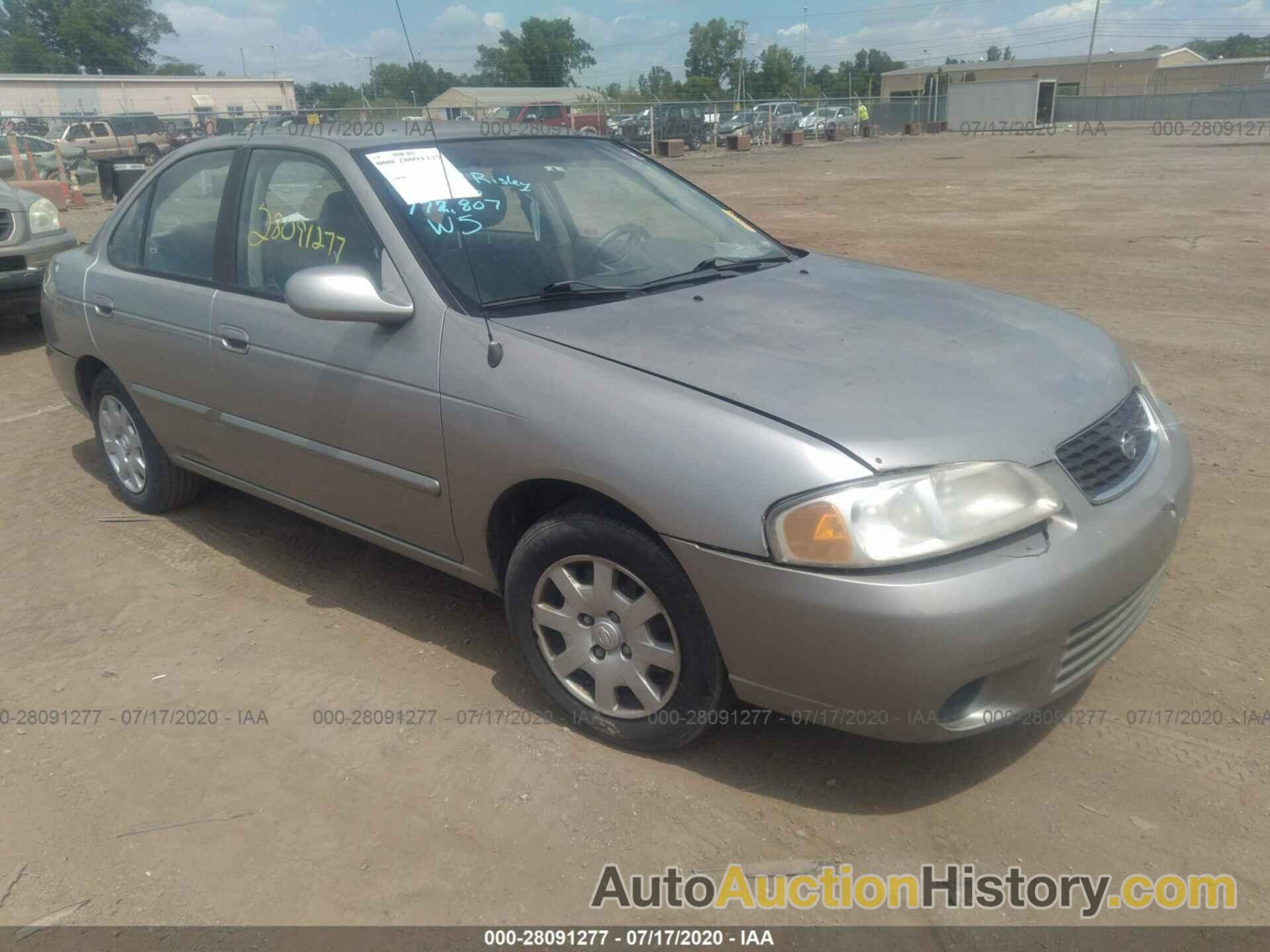 NISSAN SENTRA GXE, 3N1CB51D61L500385