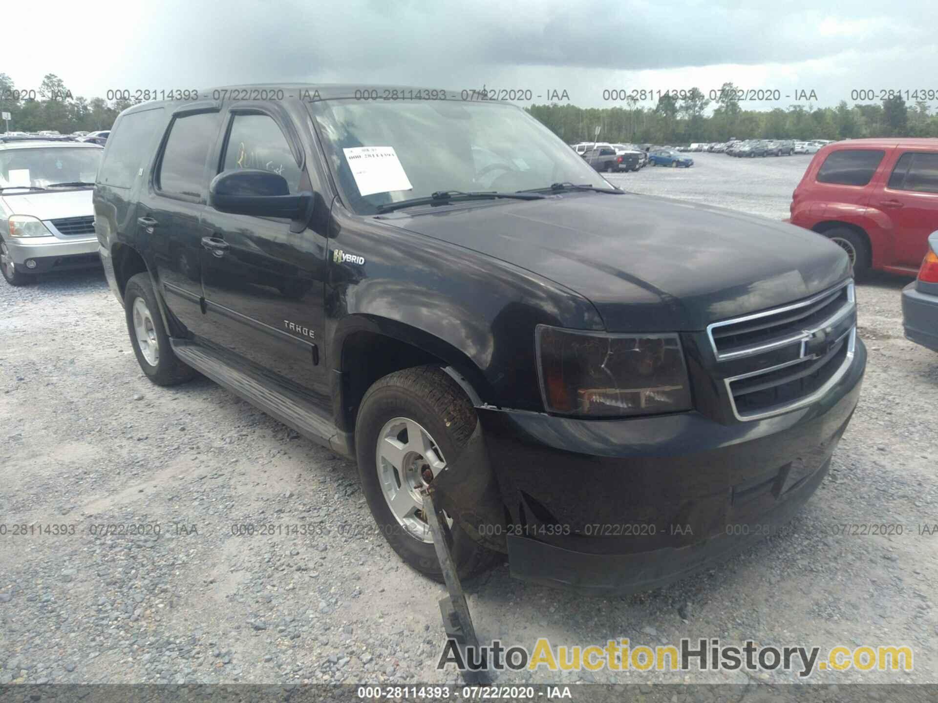 CHEVROLET TAHOE HYBRID, 1GNUKDDJ9AR266711