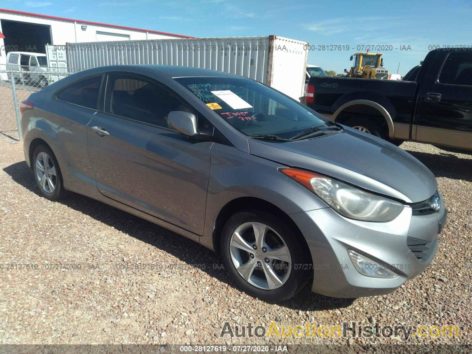 HYUNDAI ELANTRA COUPE GS, KMHDH6AE1DU003393