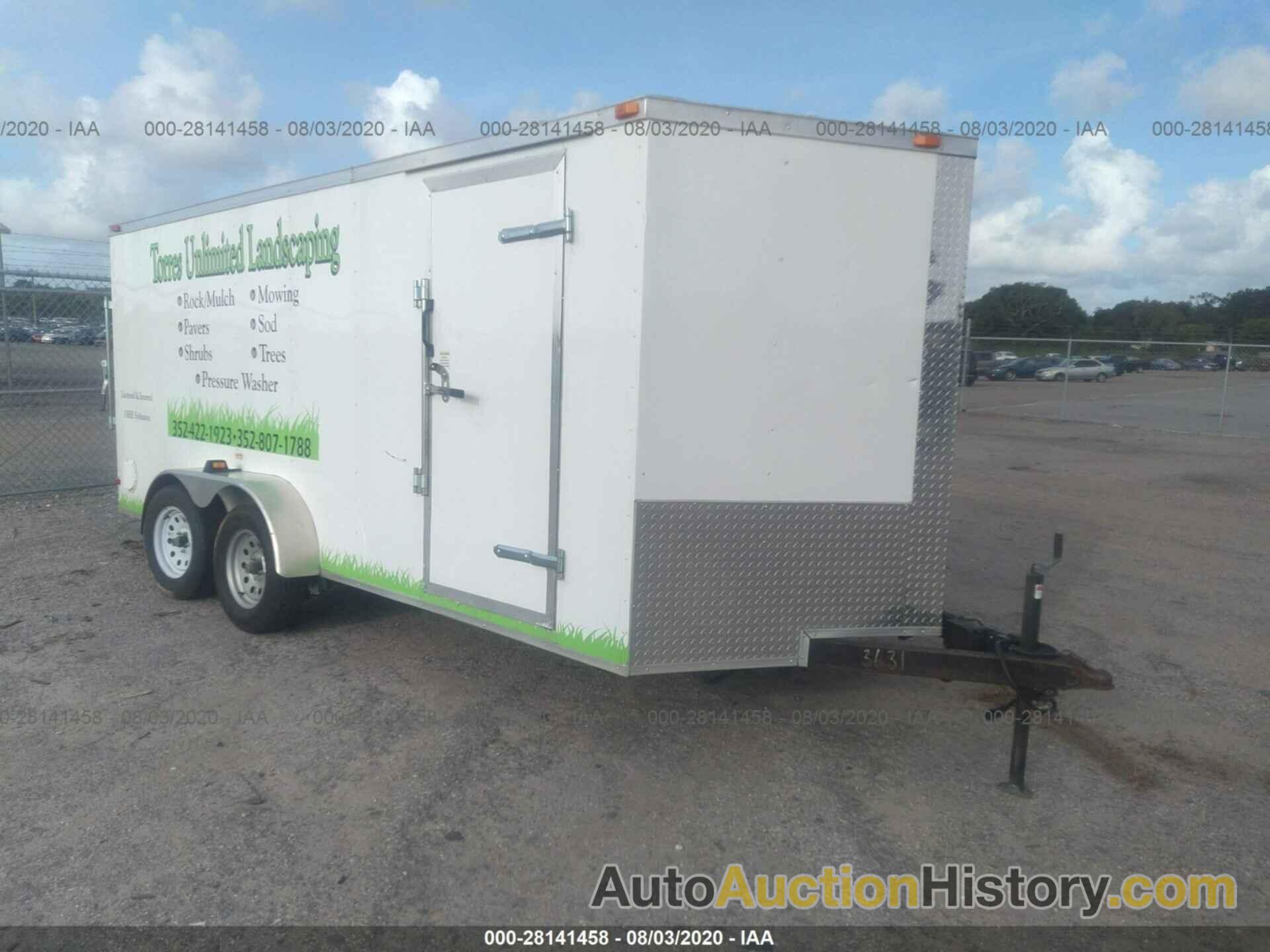 CARGO DEEP SOUTH CARGO TRAILERS, 7FD1E1625K1003631