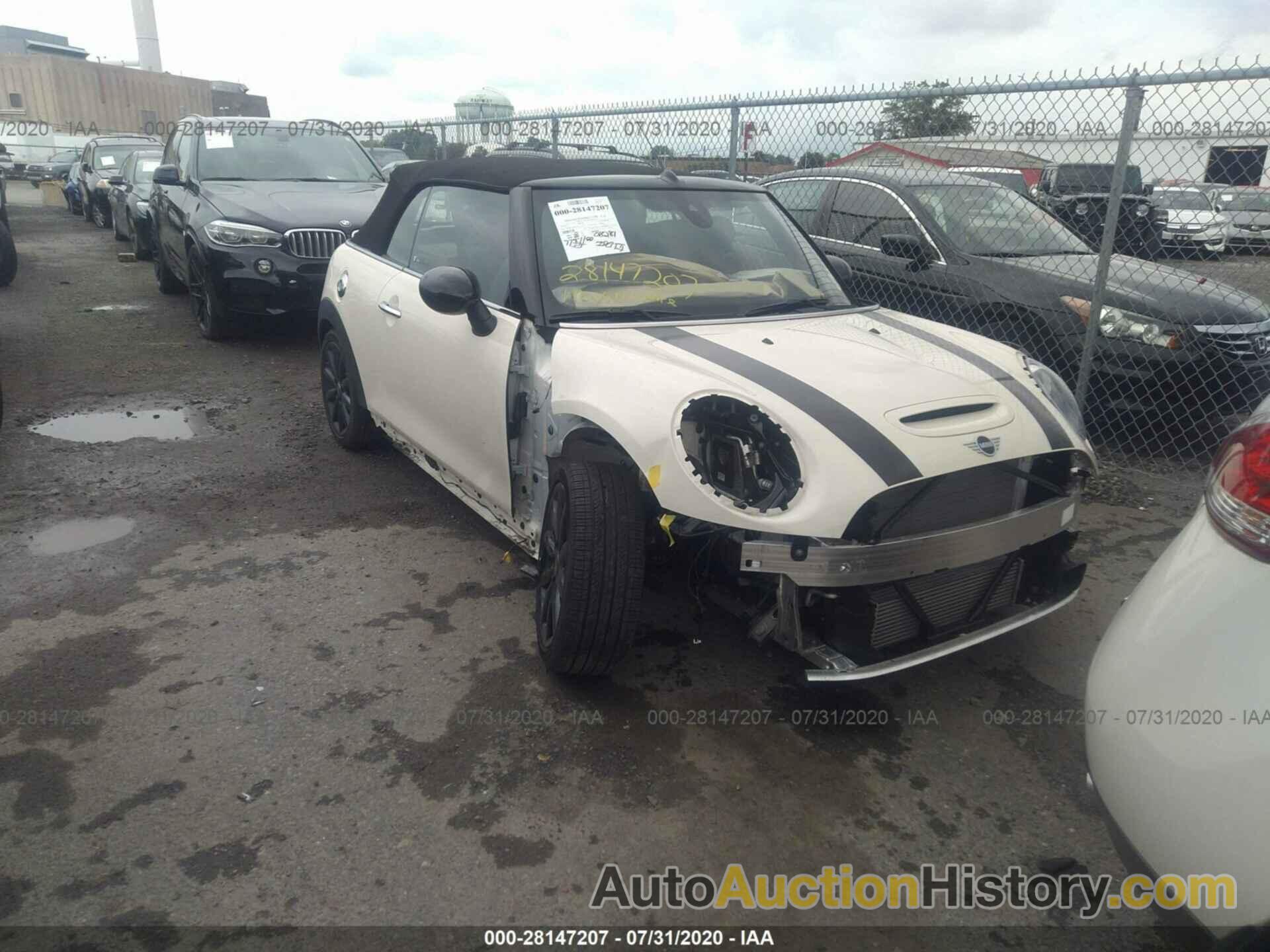 MINI CONVERTIBLE COOPER S, WMWWG9C53K3J31133