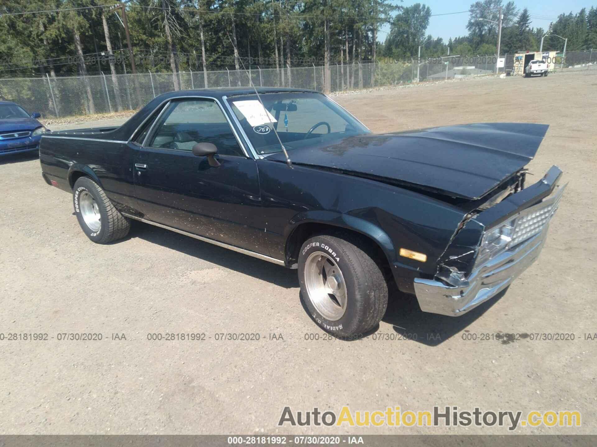 CHEVROLET EL CAMINO, 1GCCW80JXCR130371