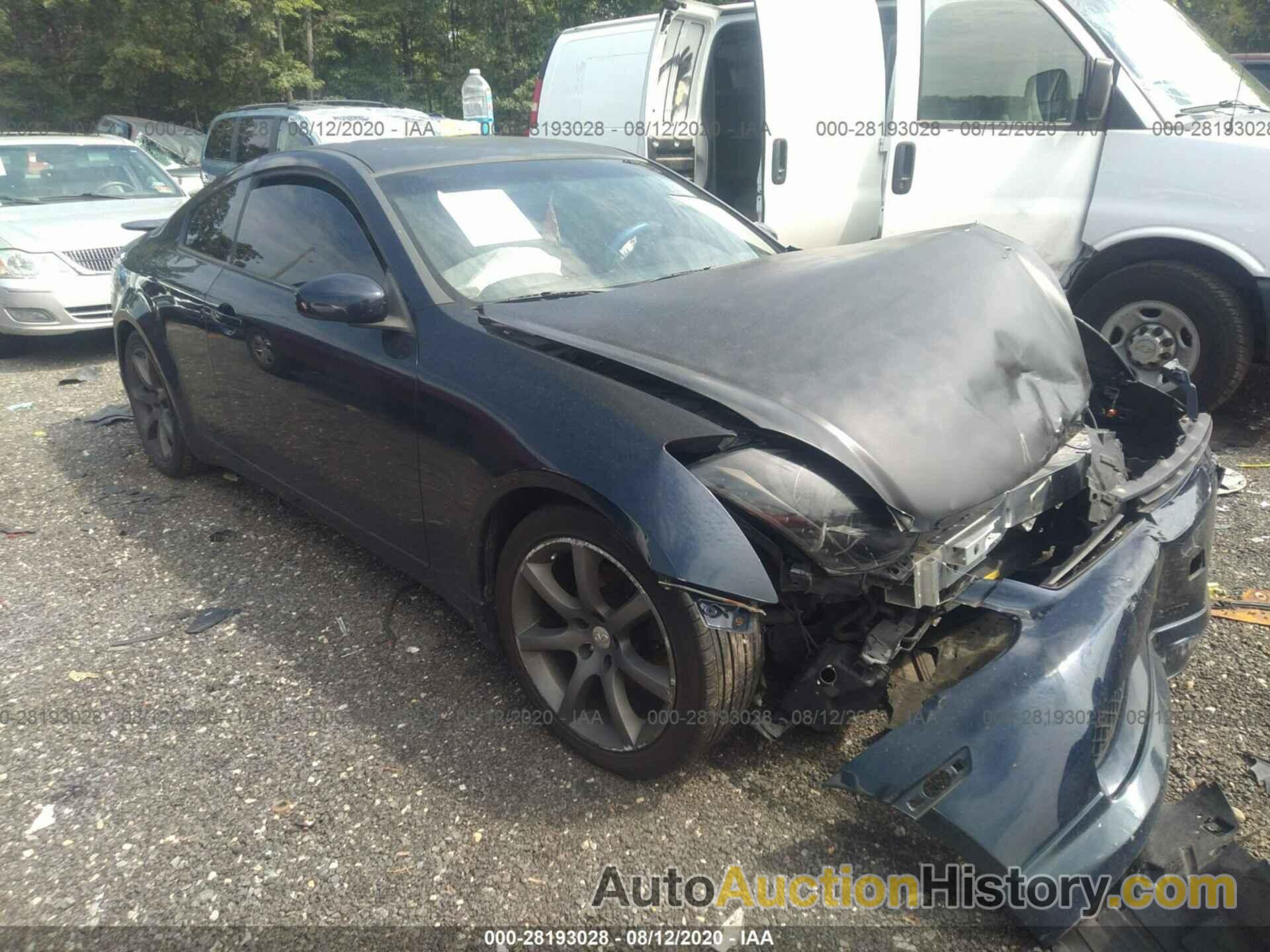 INFINITI G35 COUPE W/LEATHER, JNKCV54E04M820125