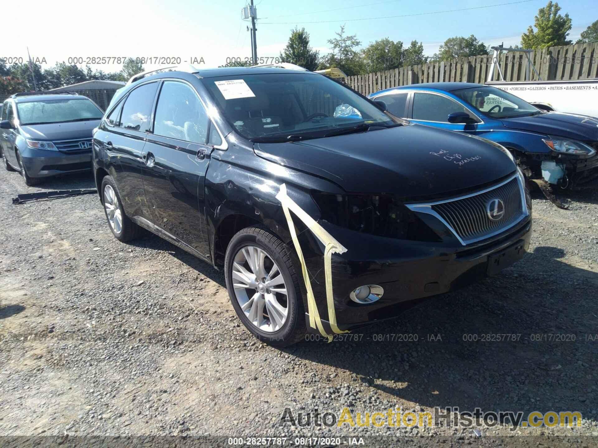 LEXUS RX 450H, JTJBC1BA5C2433430