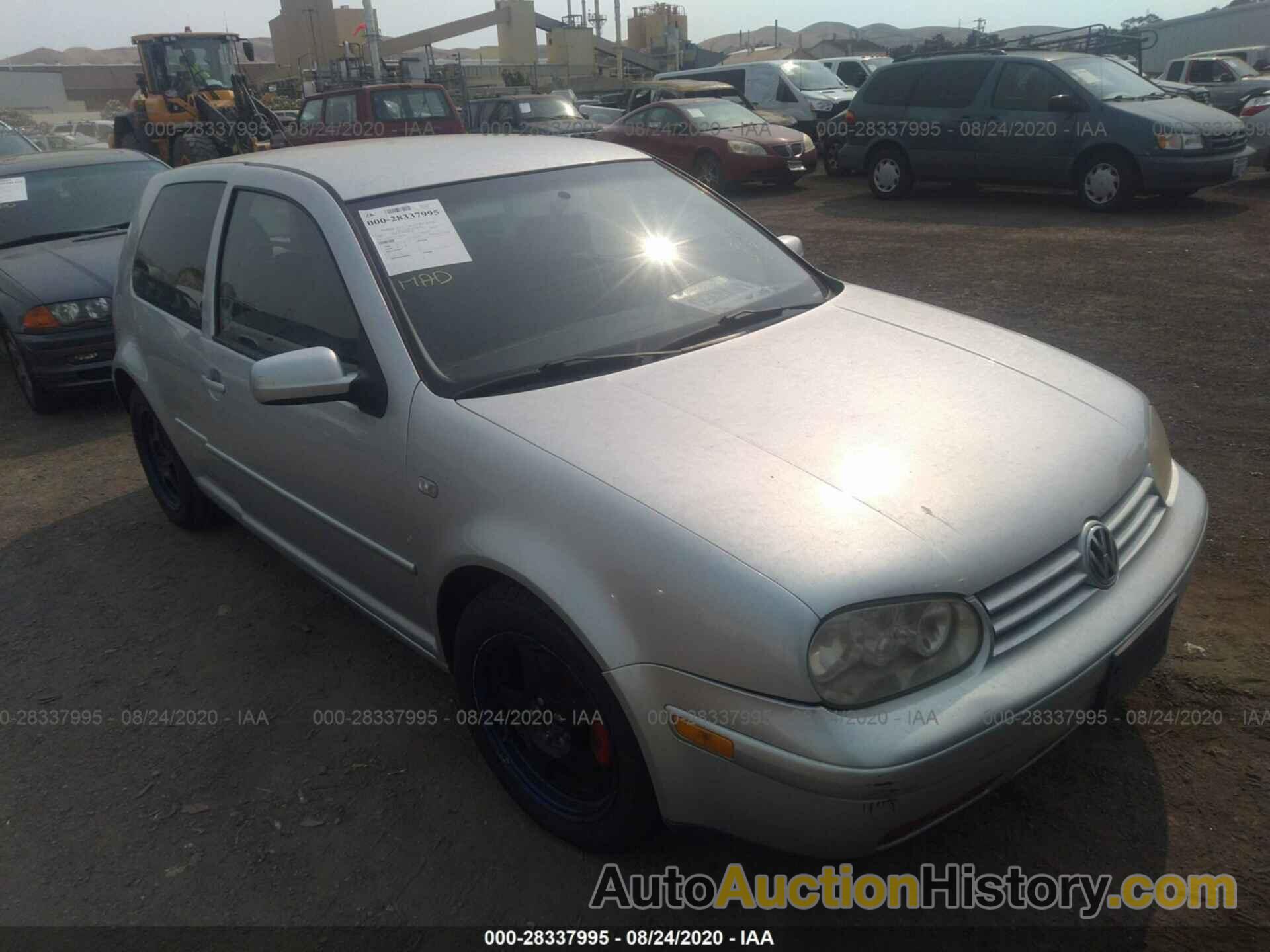 VOLKSWAGEN GOLF GL, WVWBT21J41W048666