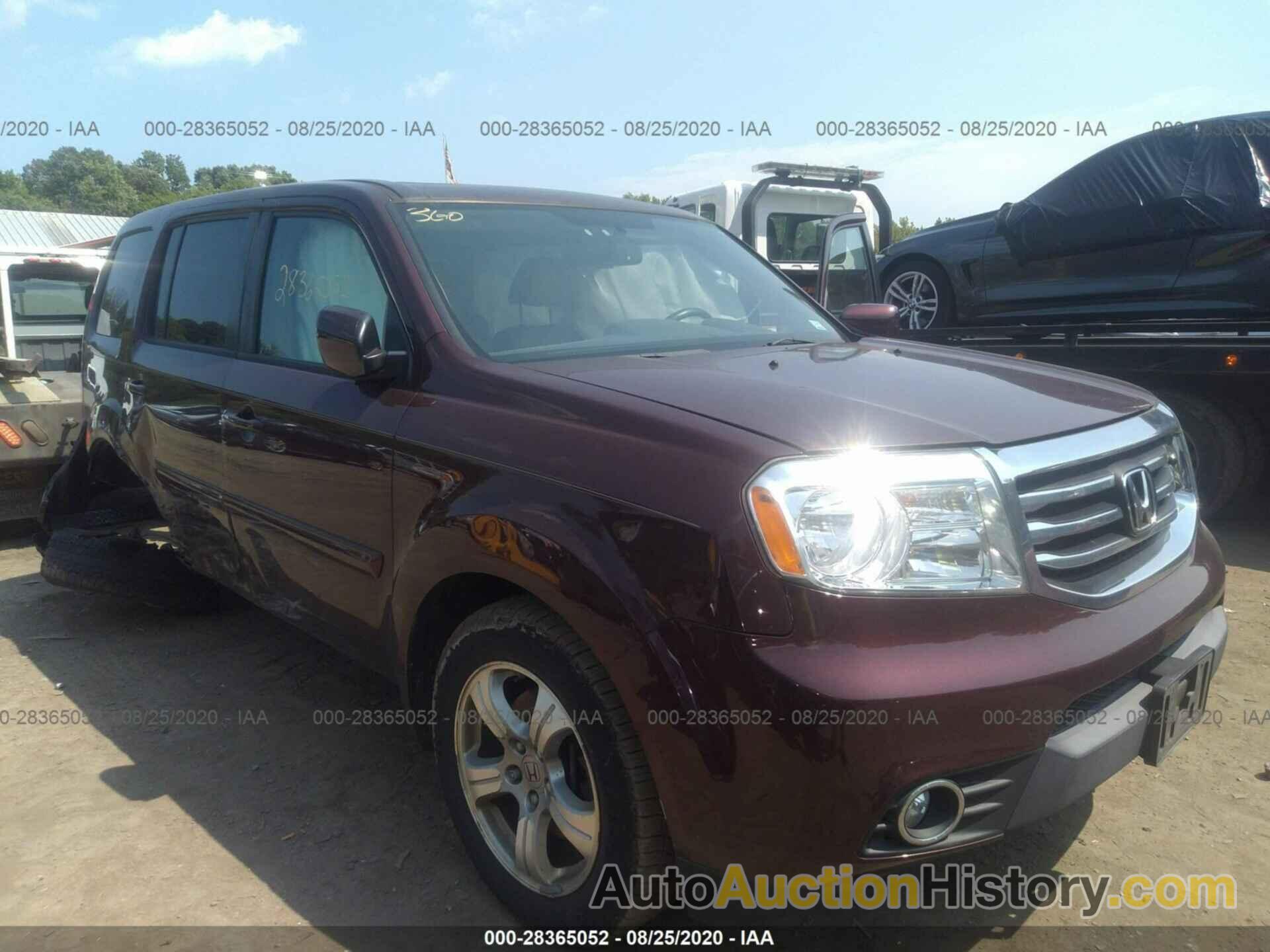 HONDA PILOT EX-L, 5FNYF4H52DB046140