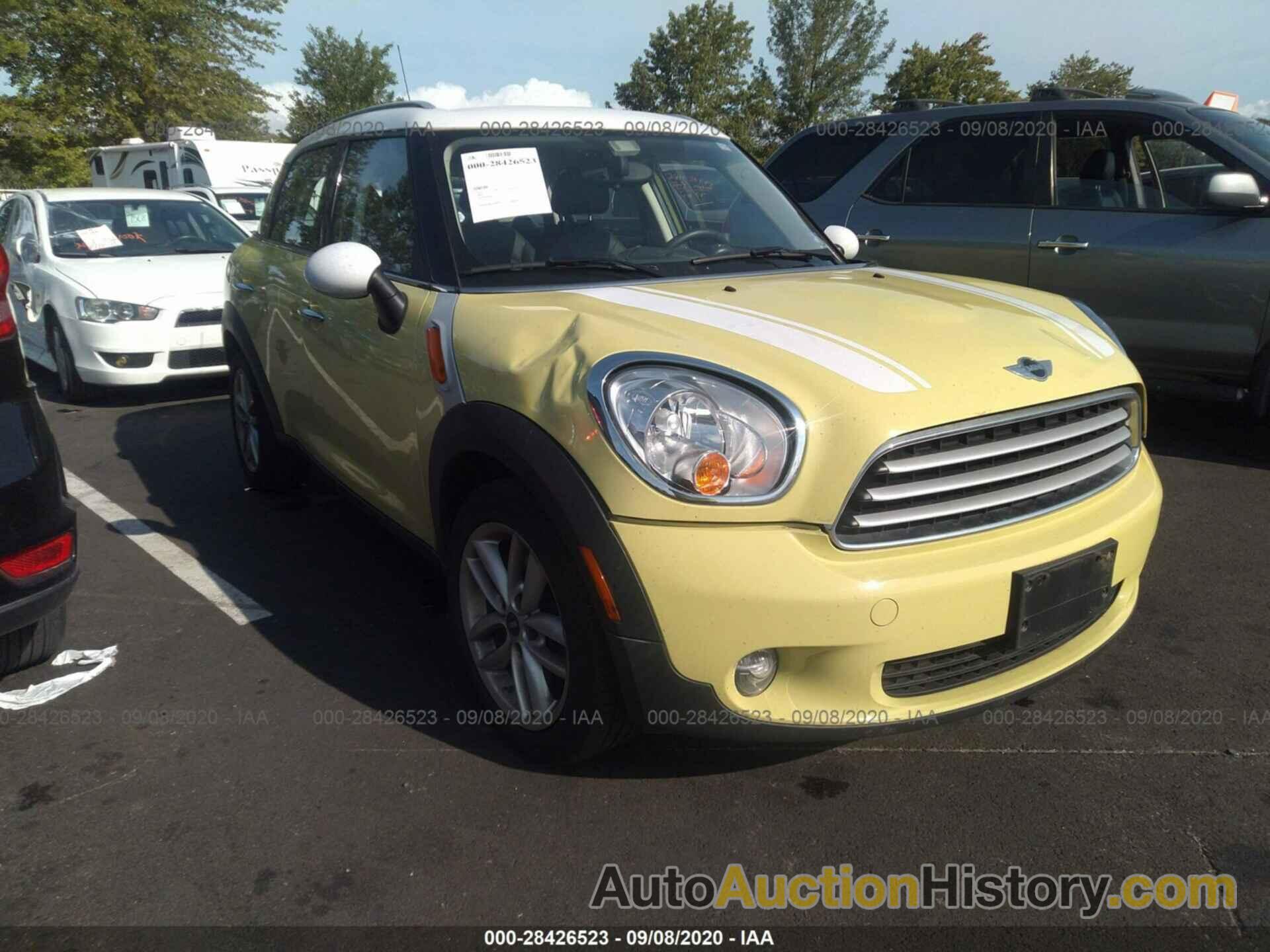 MINI COOPER COUNTRYMAN, WMWZB3C51CWM06216