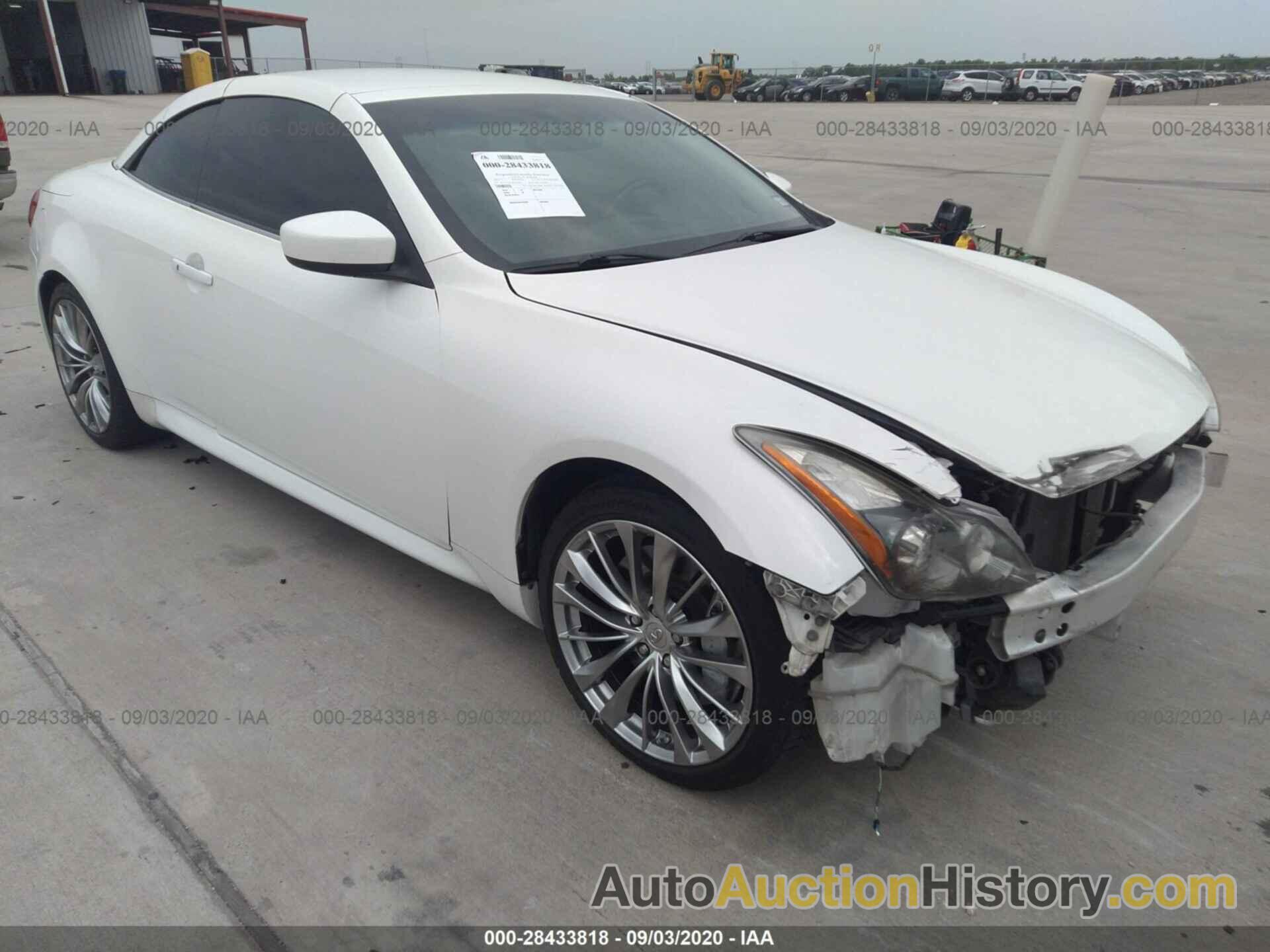 INFINITI G37 CONVERTIBLE BASE, JN1CV6FE3BM952400