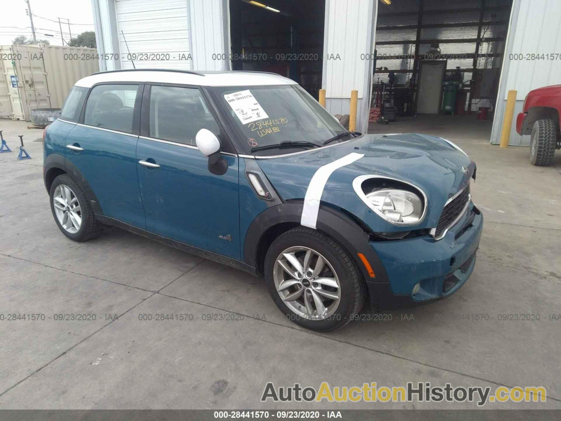 MINI COOPER COUNTRYMAN S, WMWZC5C56BWL53939