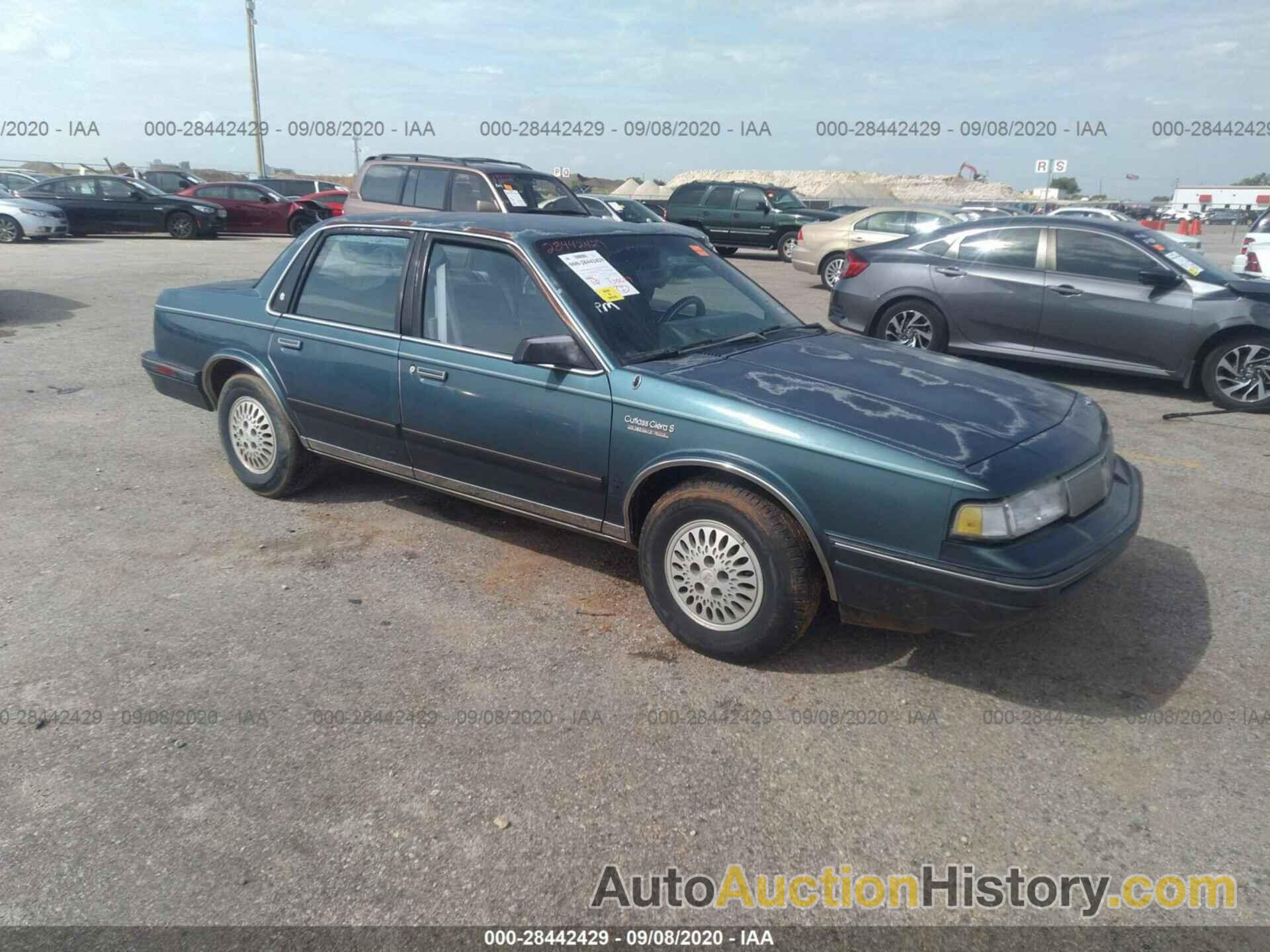 OLDSMOBILE CUTLASS CIERA S, 1G3AL54N0N6413202