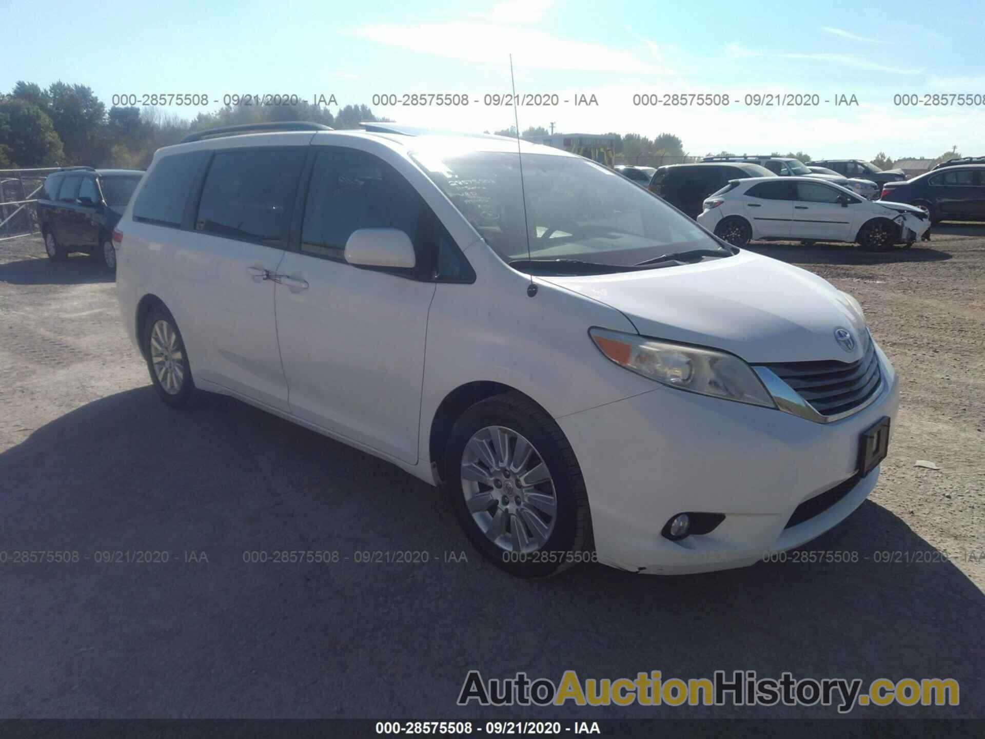 TOYOTA SIENNA XLE AAS/XLE/LTD, 5TDYK3DC3BS004594