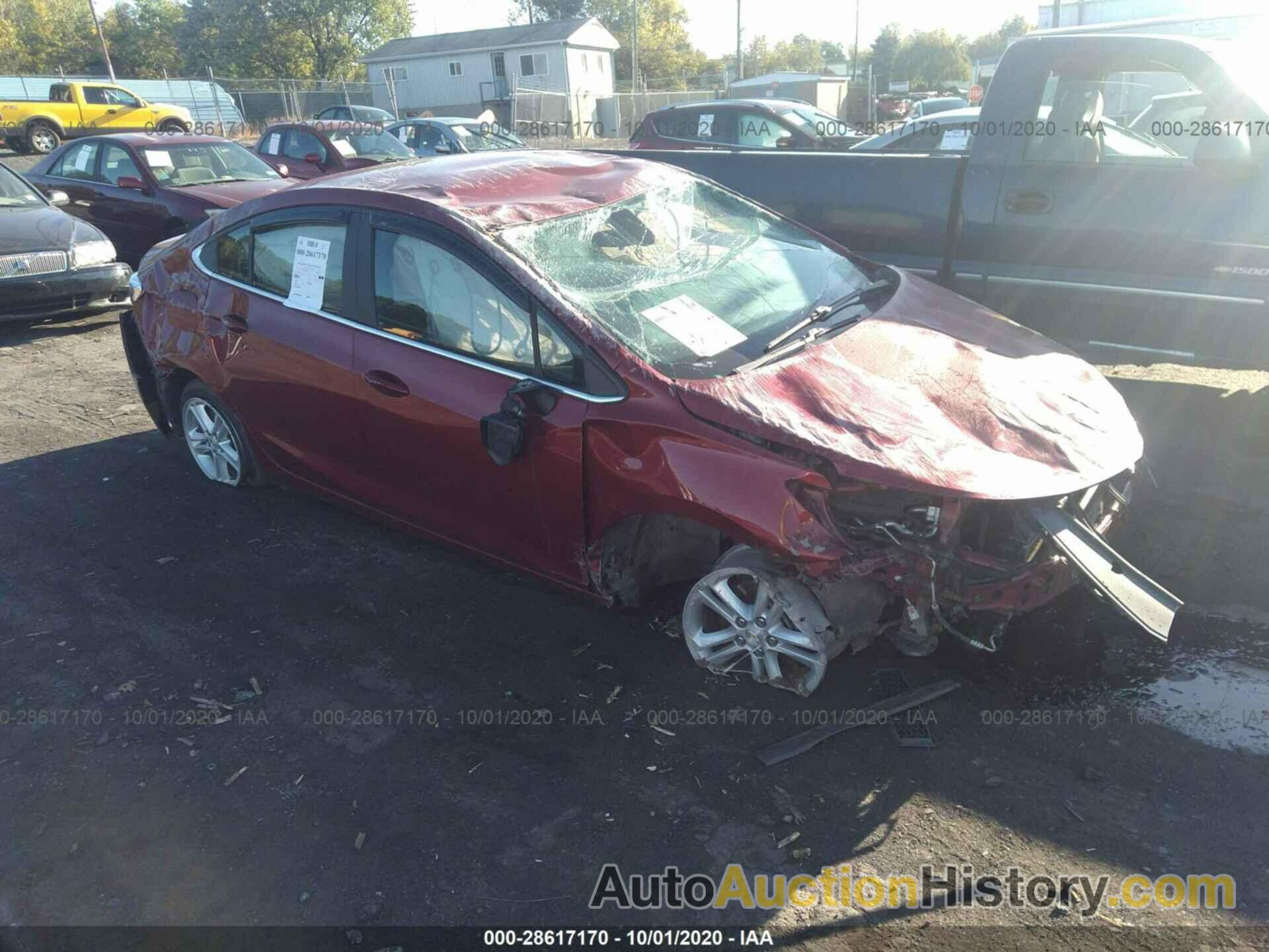 CHEVROLET CRUZE LT, 1G1BE5SM6H7140377