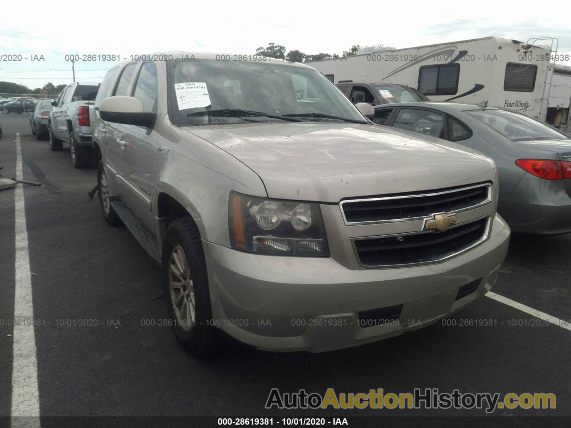 CHEVROLET TAHOE HYBRID, 1GNFK13589R105757