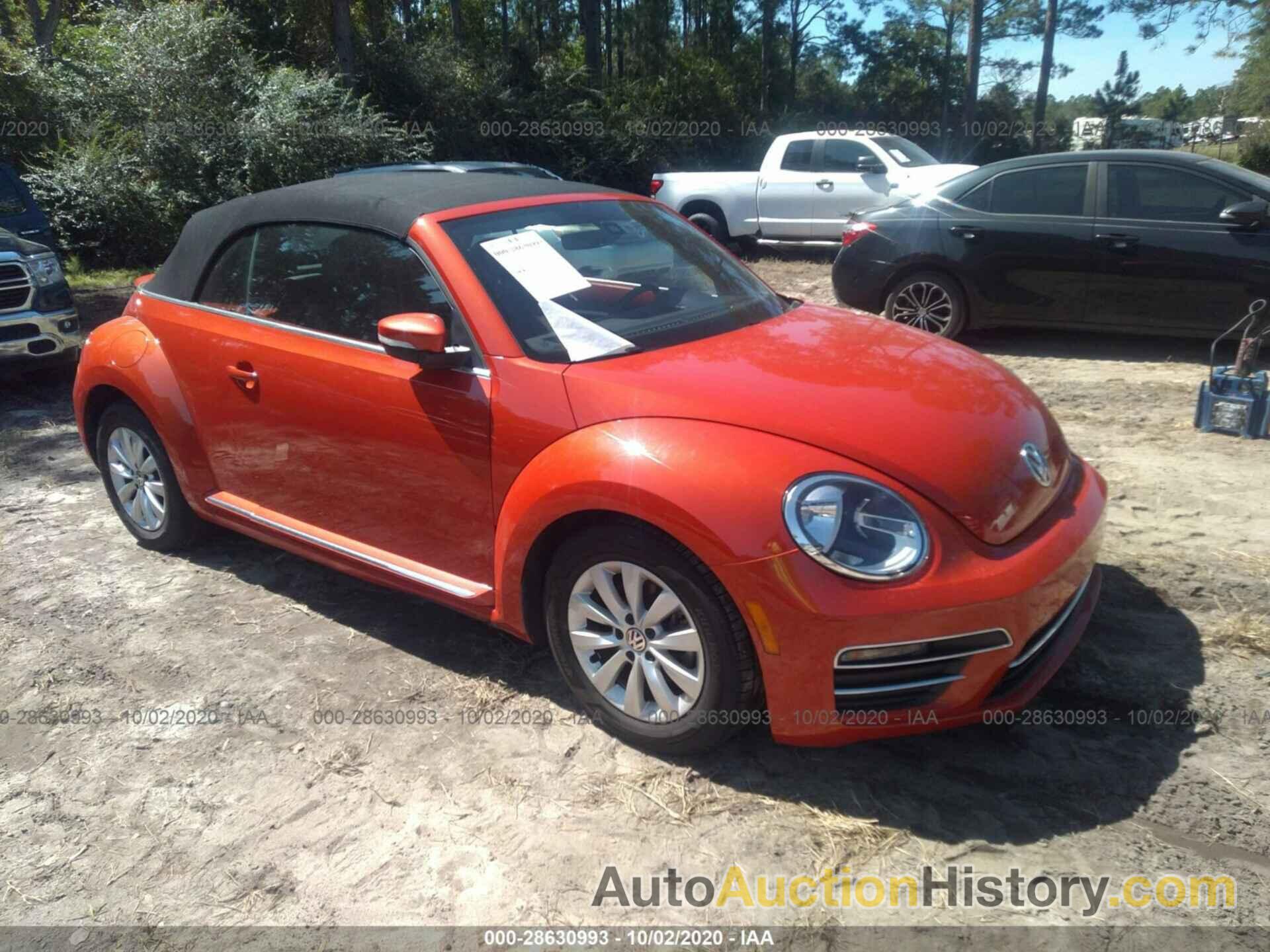 VOLKSWAGEN BEETLE CONVERTIBLE 1.8T S/1.8T SE, 3VW517AT9HM804002