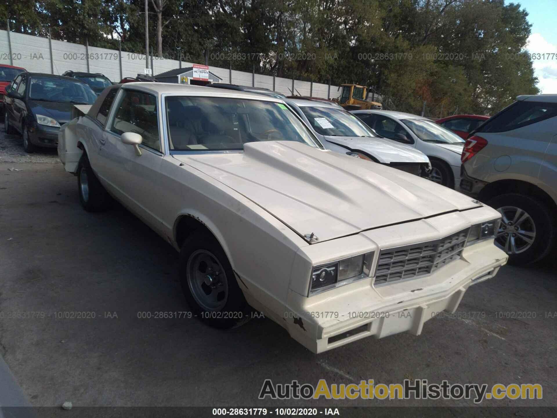 CHEVROLET MONTE CARLO, 1G1GZ37H6FR105348