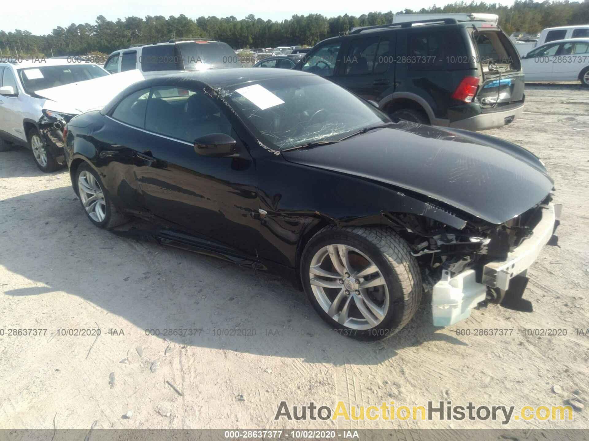 INFINITI G37 CONVERTIBLE BASE, JN1CV6FE1AM351419