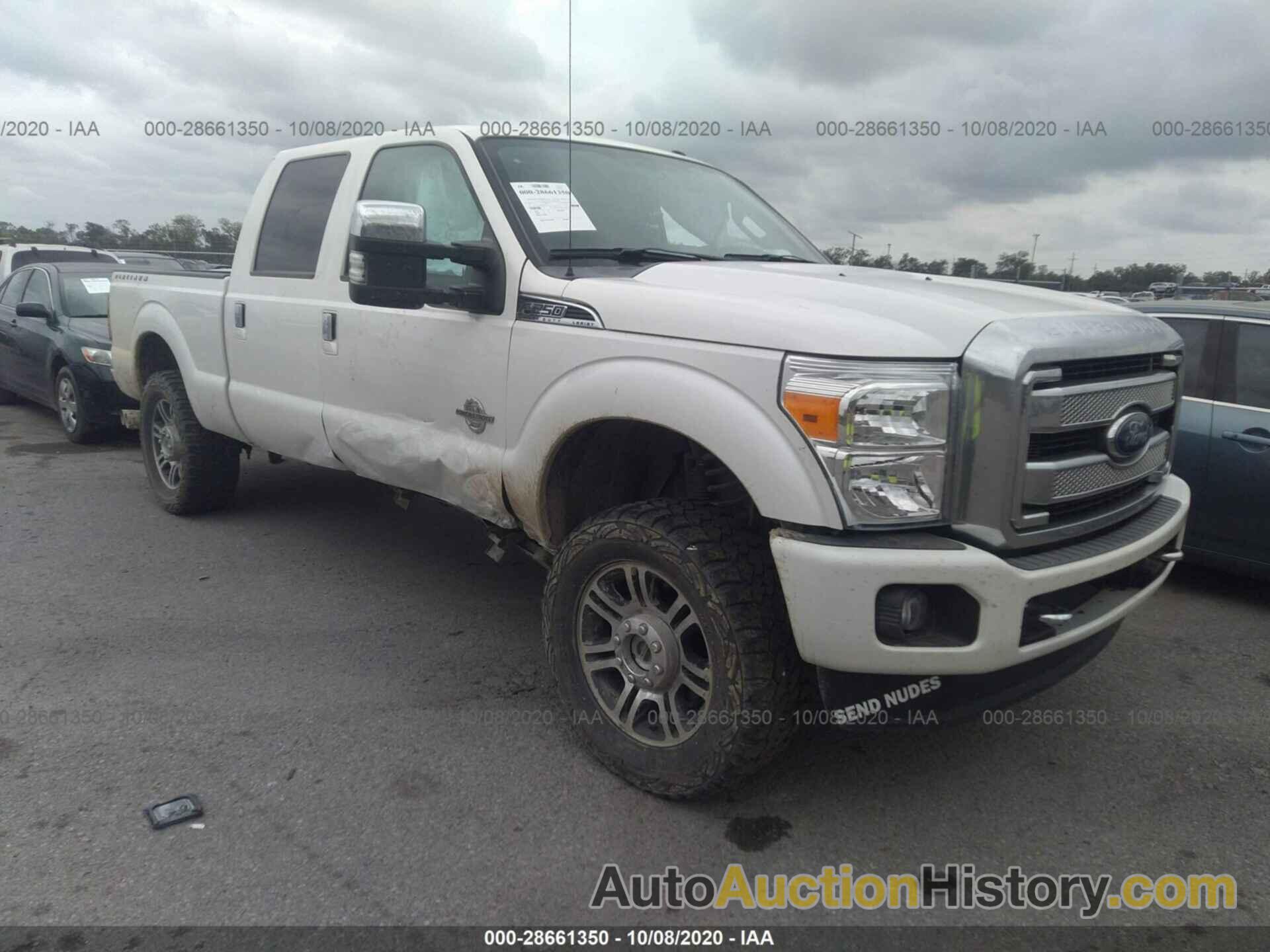 FORD SUPER DUTY F-250 SRW LARIAT/PLATINUM, 1FT7W2BT6FEC08380