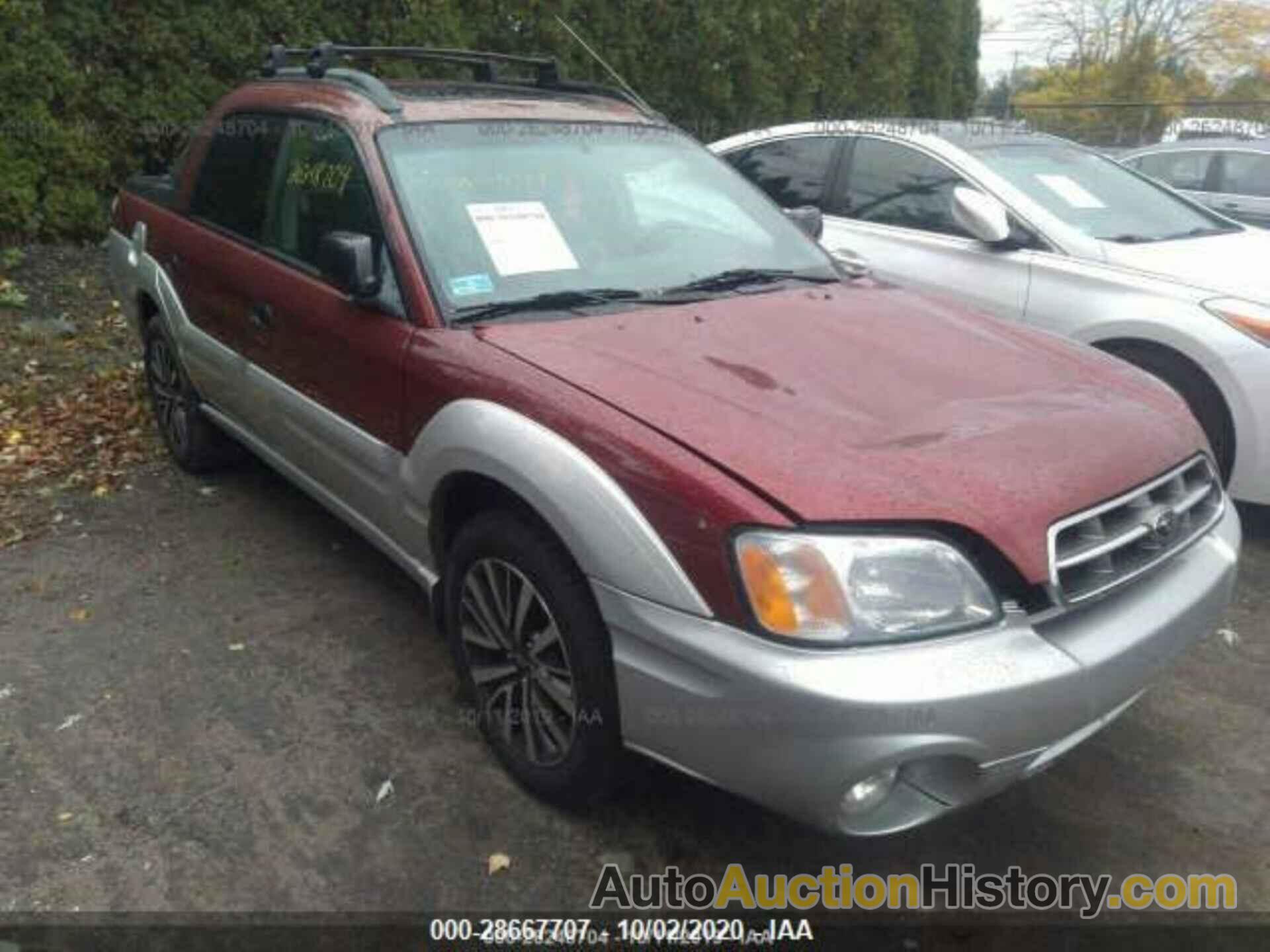 SUBARU BAJA SPORT, 4S4BT62C046100608