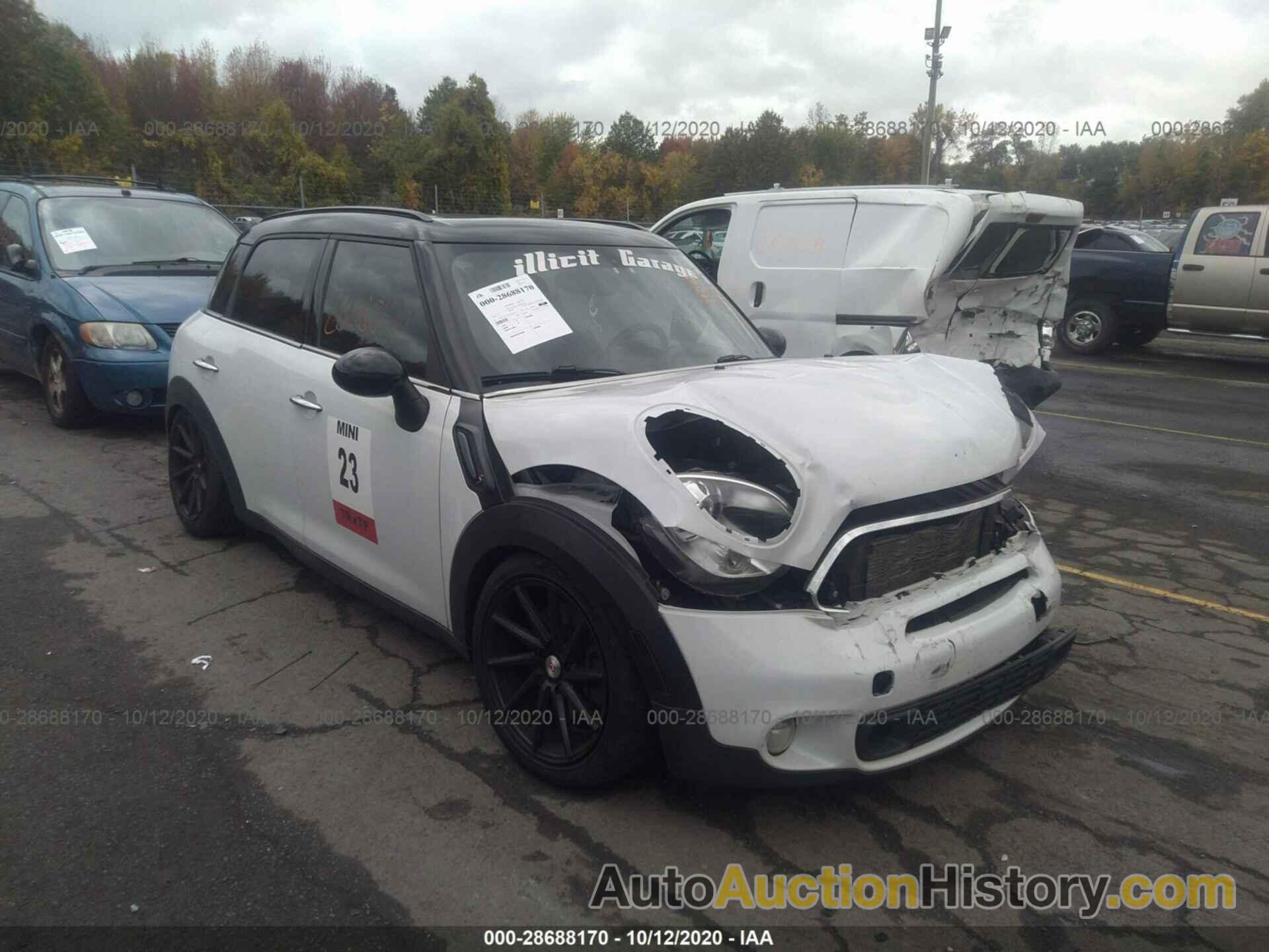 MINI COOPER COUNTRYMAN S, WMWZC5C5XCWM14176