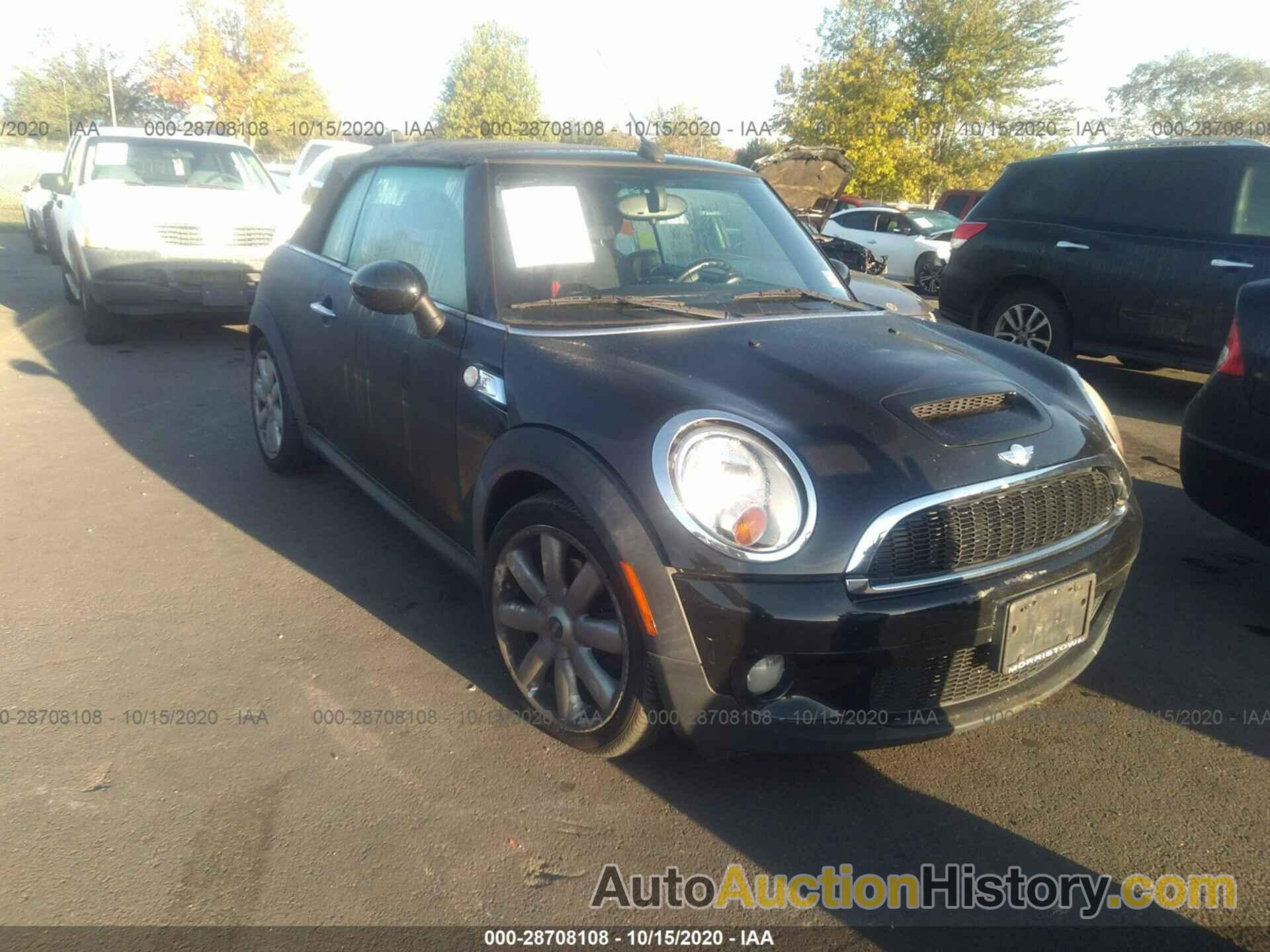 MINI COOPER CONVERTIBLE S, WMWMS3C5XATY51224