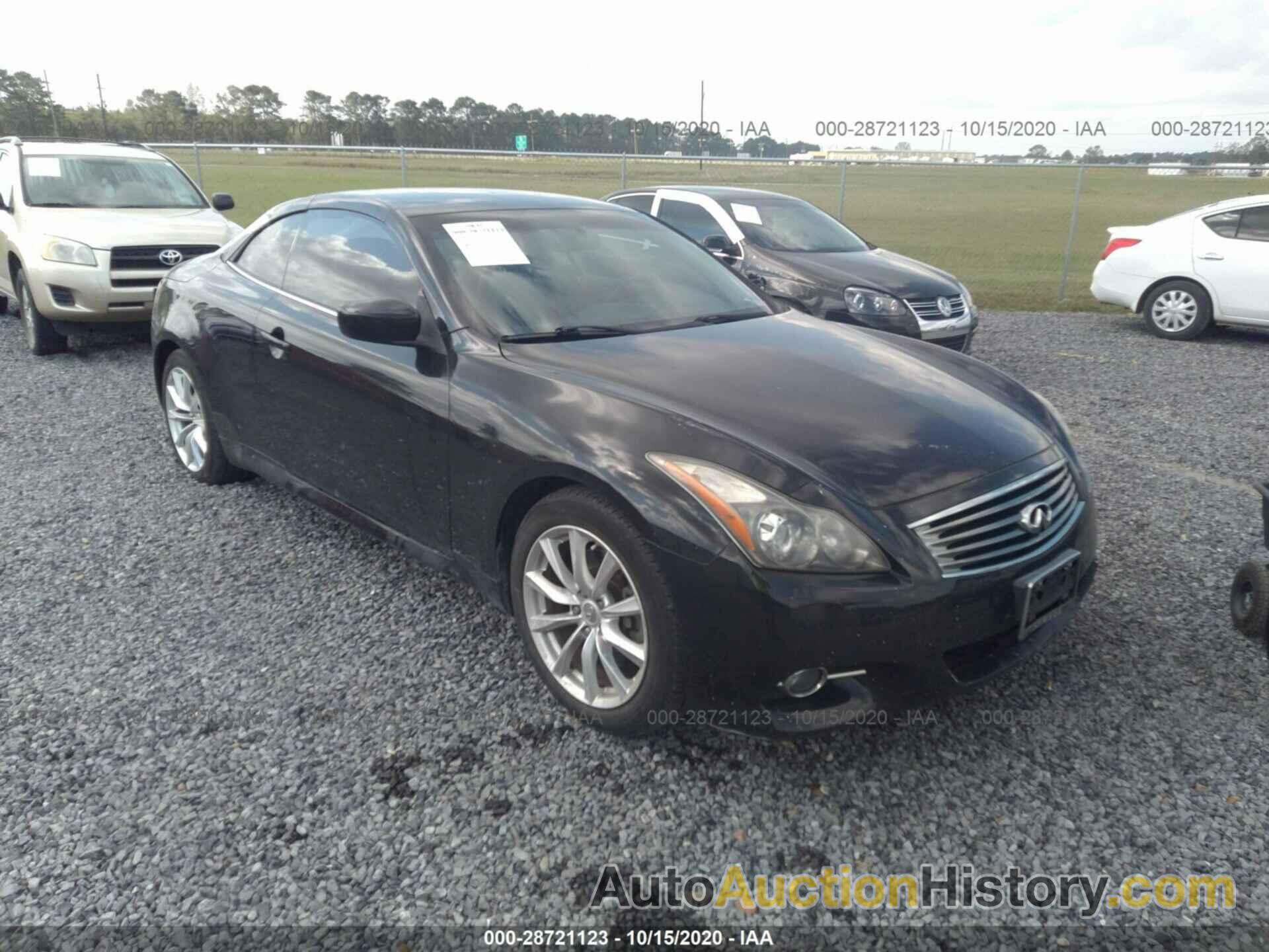 INFINITI G37 CONVERTIBLE BASE, JN1CV6FE5BM953080