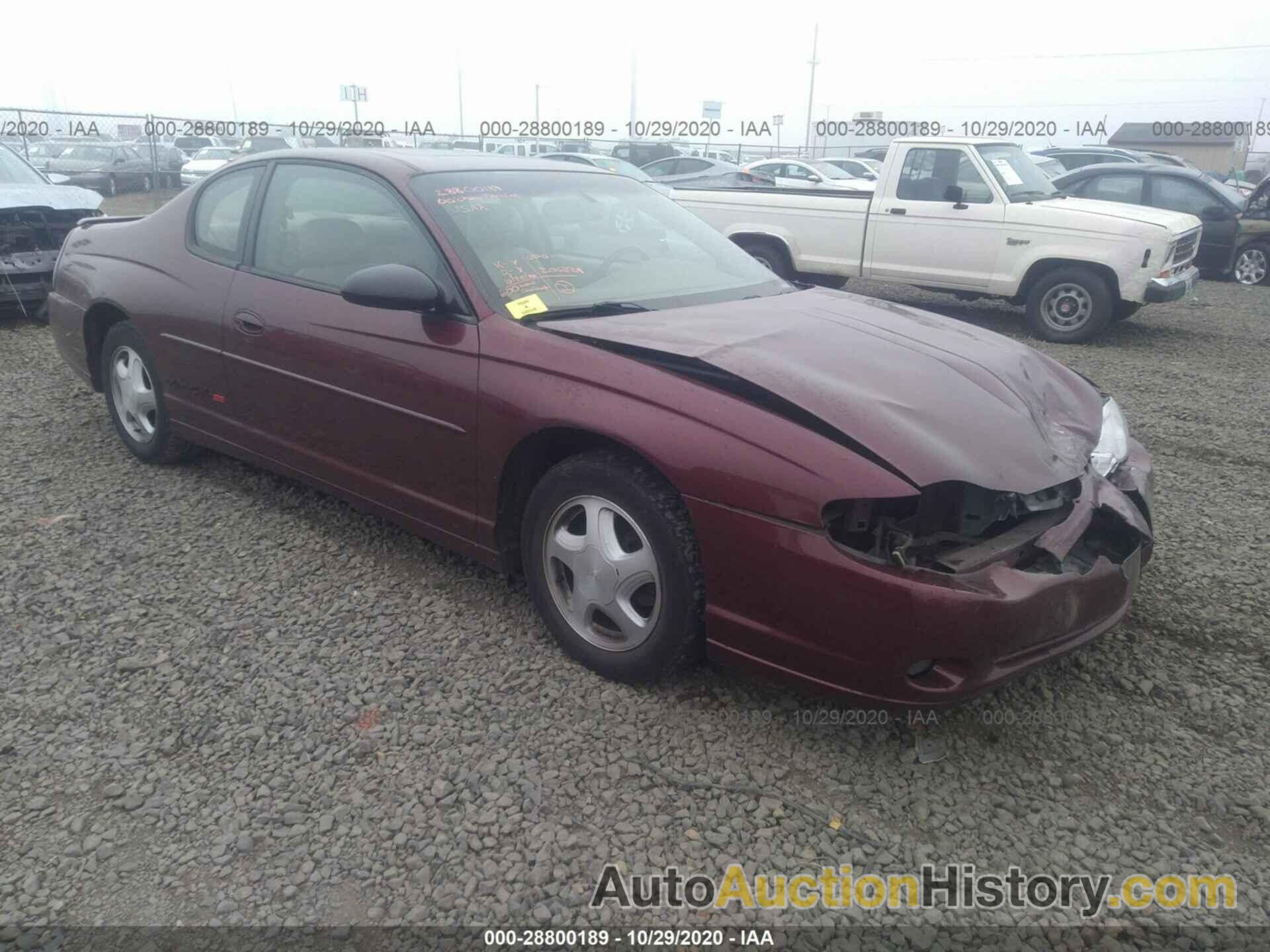 CHEVROLET MONTE CARLO SS, 2G1WX12K1Y9265532