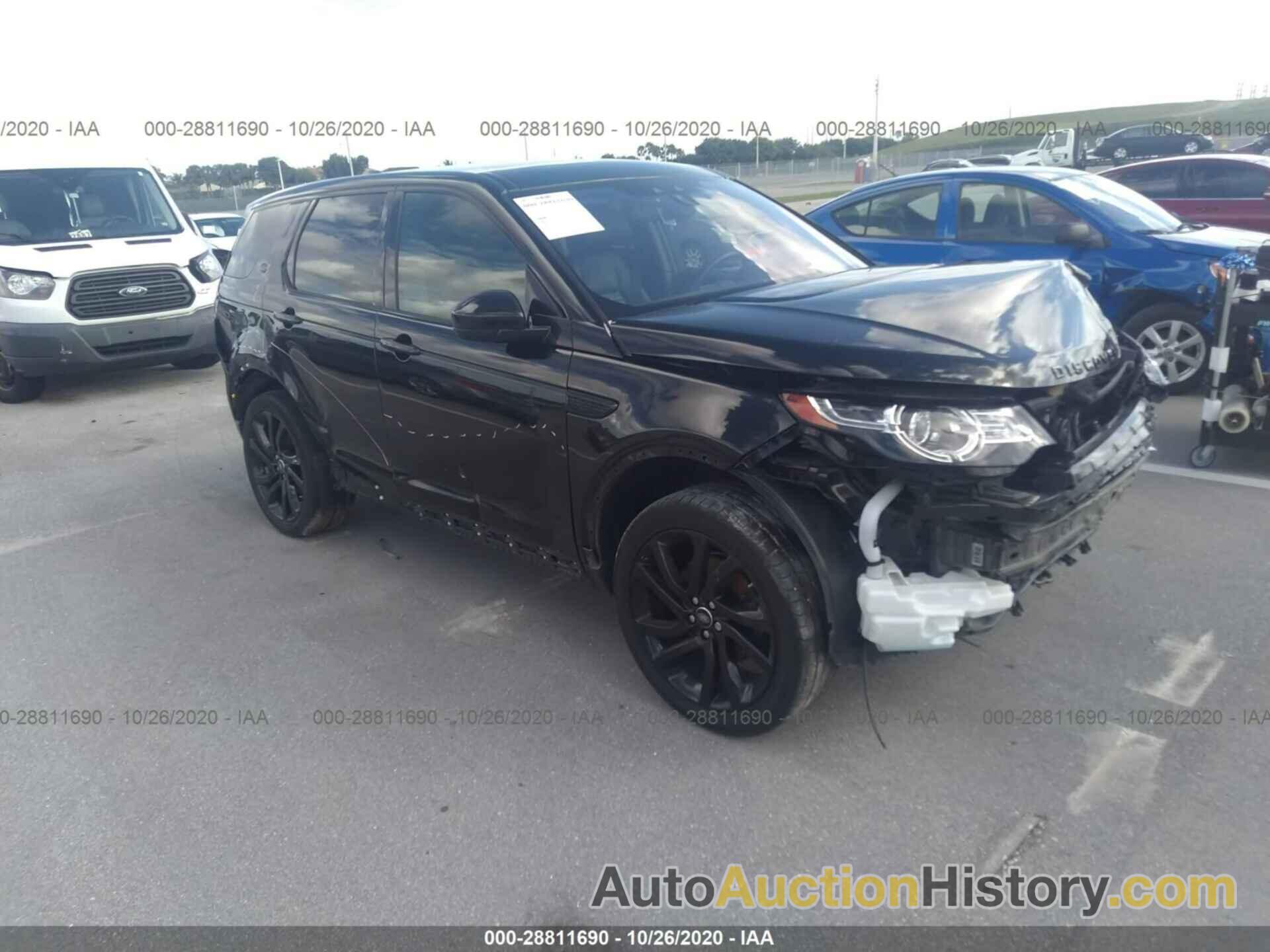 LAND ROVER DISCOVERY SPORT HSE, SALCR2RX0JH746166