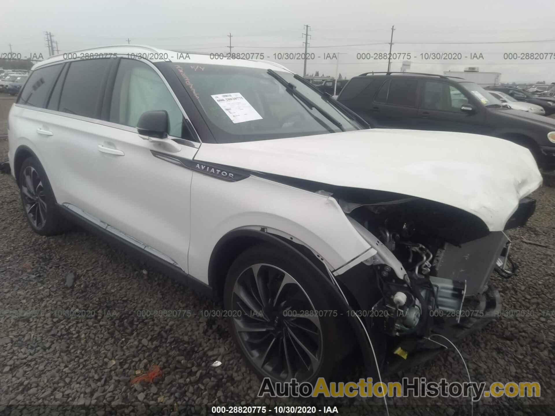 LINCOLN AVIATOR RESERVE, 5LM5J7XC2LGL03619