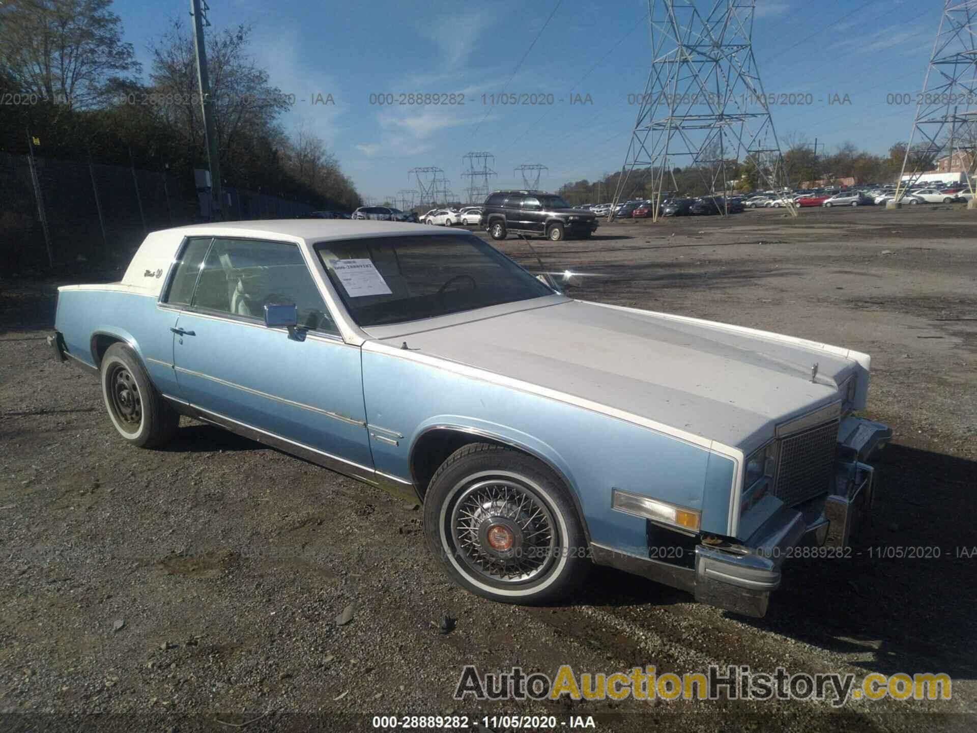 CADILLAC ELDORADO, 1G6AL5794BE644493