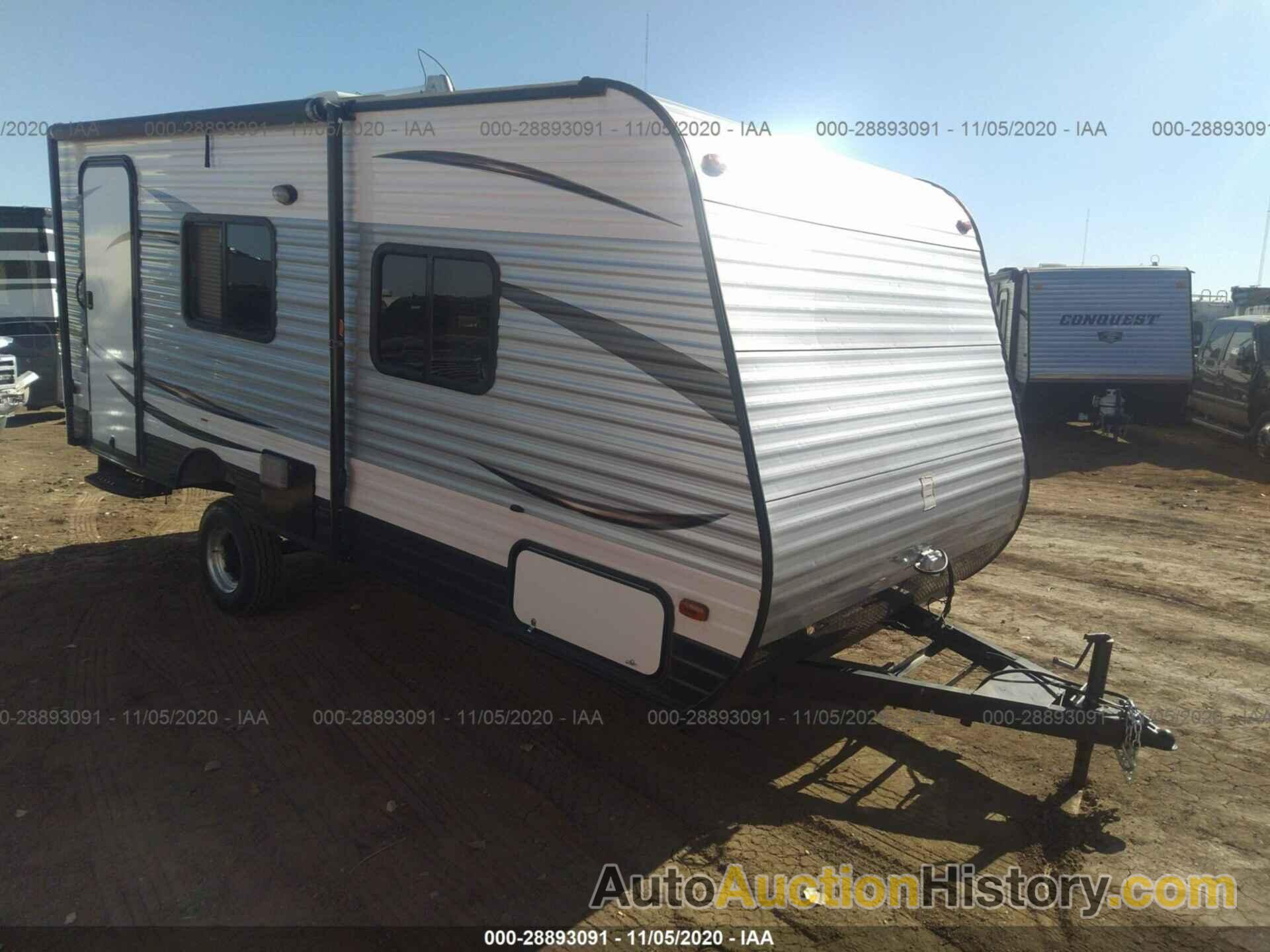 HOMEMADE TRAVEL TRAILER, IDTL055721AA