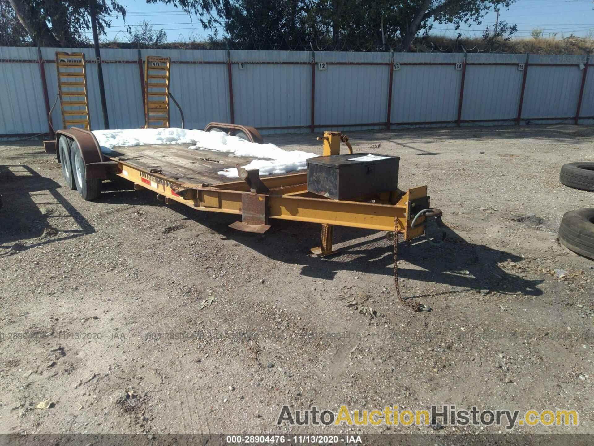 ZIEMAN FLATBED TRAILER, 1ZCE26E292ZP23699