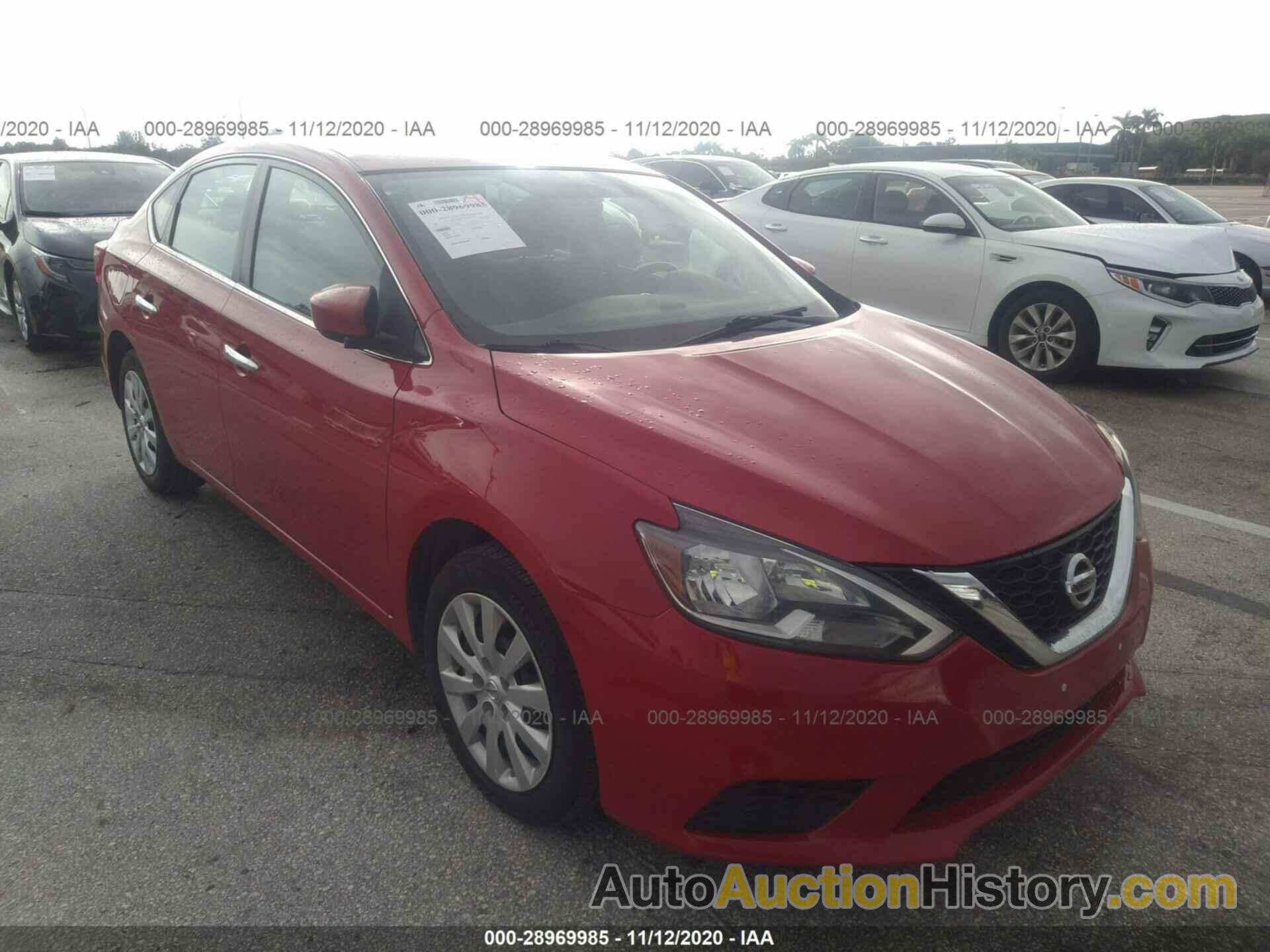 NISSAN SENTRA SV, 3N1AB7AP1HL644384