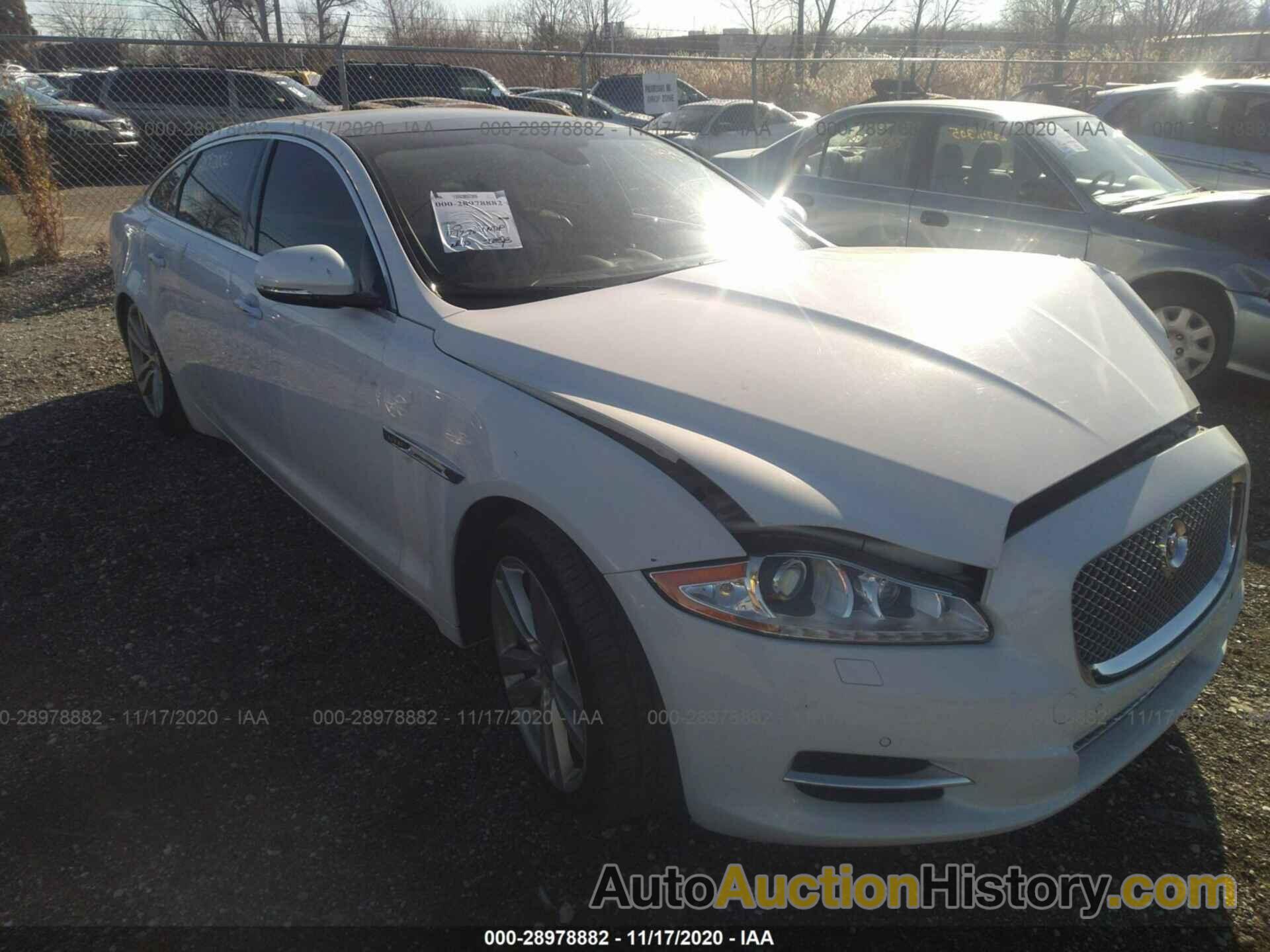 JAGUAR XJ XJL PORTFOLIO, SAJWJ2GD9D8V45327