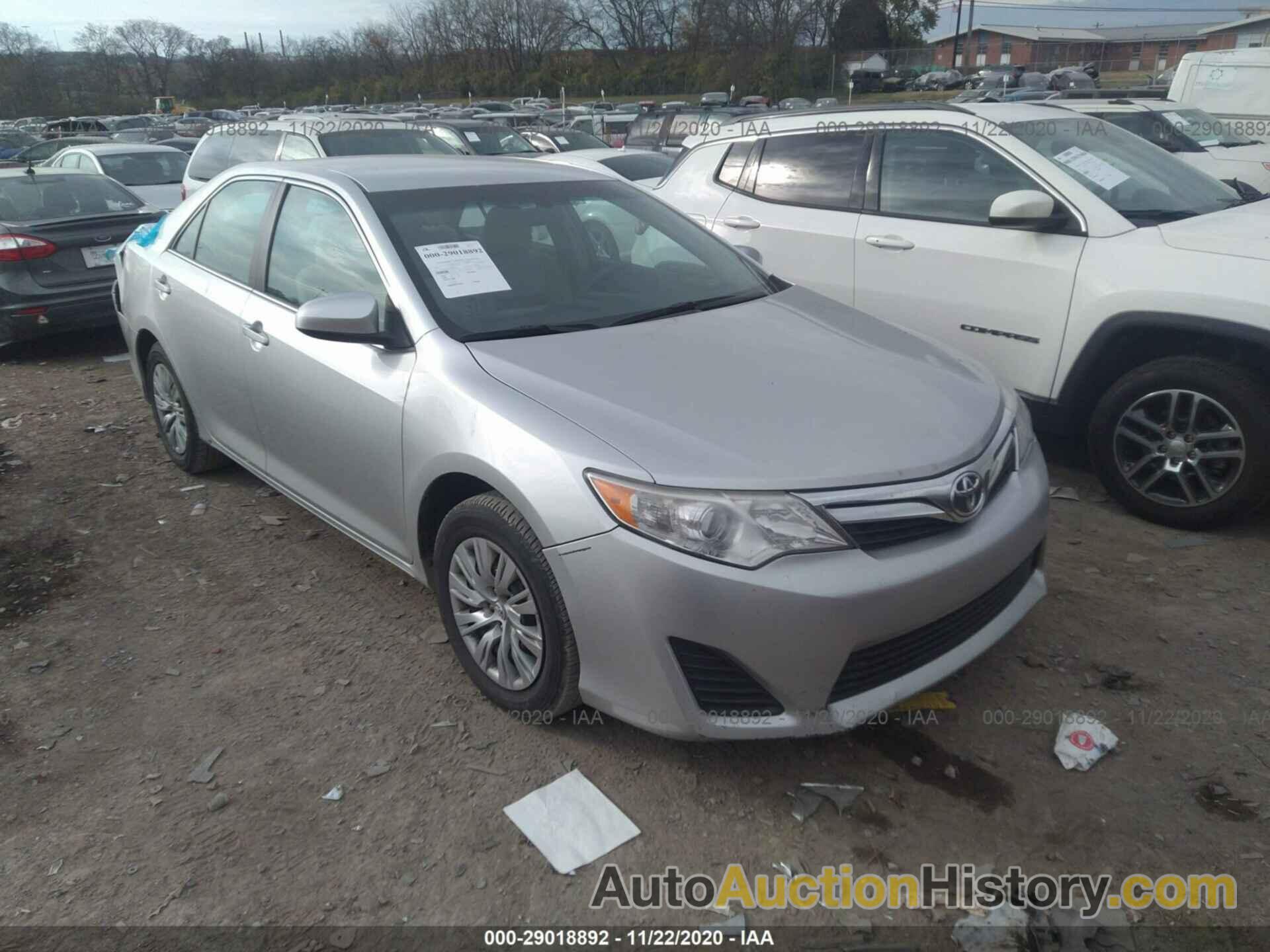 TOYOTA CAMRY L/LE/SE/XLE, 4T1BF1FK5CU092723