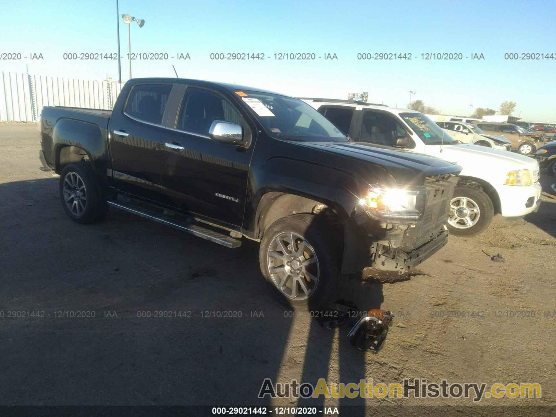 GMC CANYON 2WD DENALI, 1GTG5EEN7K1124054