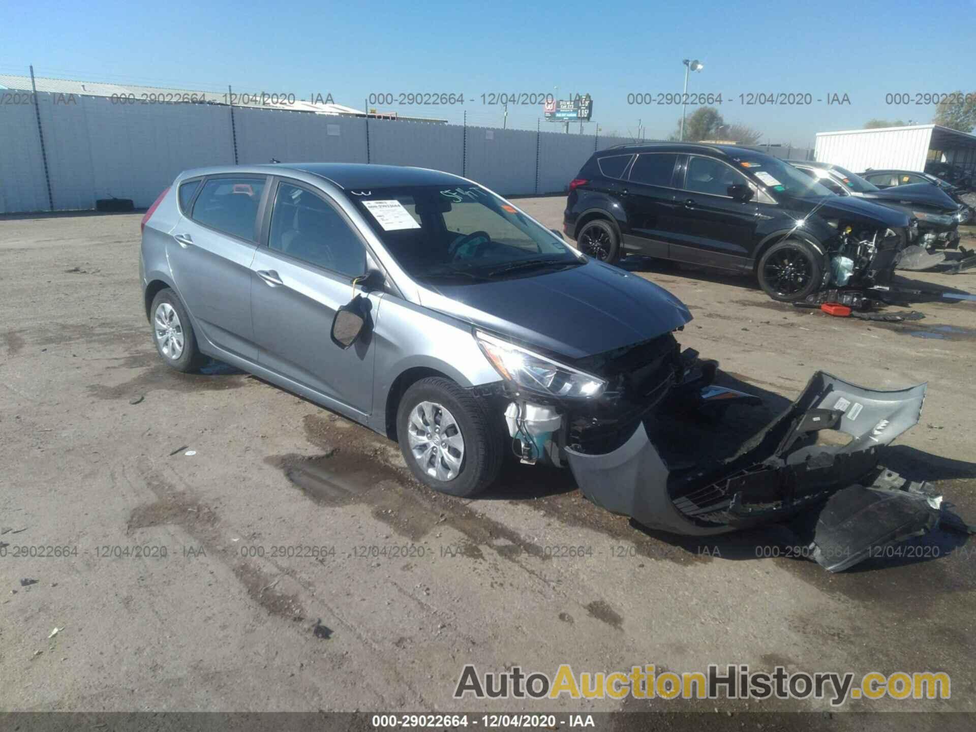 HYUNDAI ACCENT SE, KMHCT5AE3HU359614