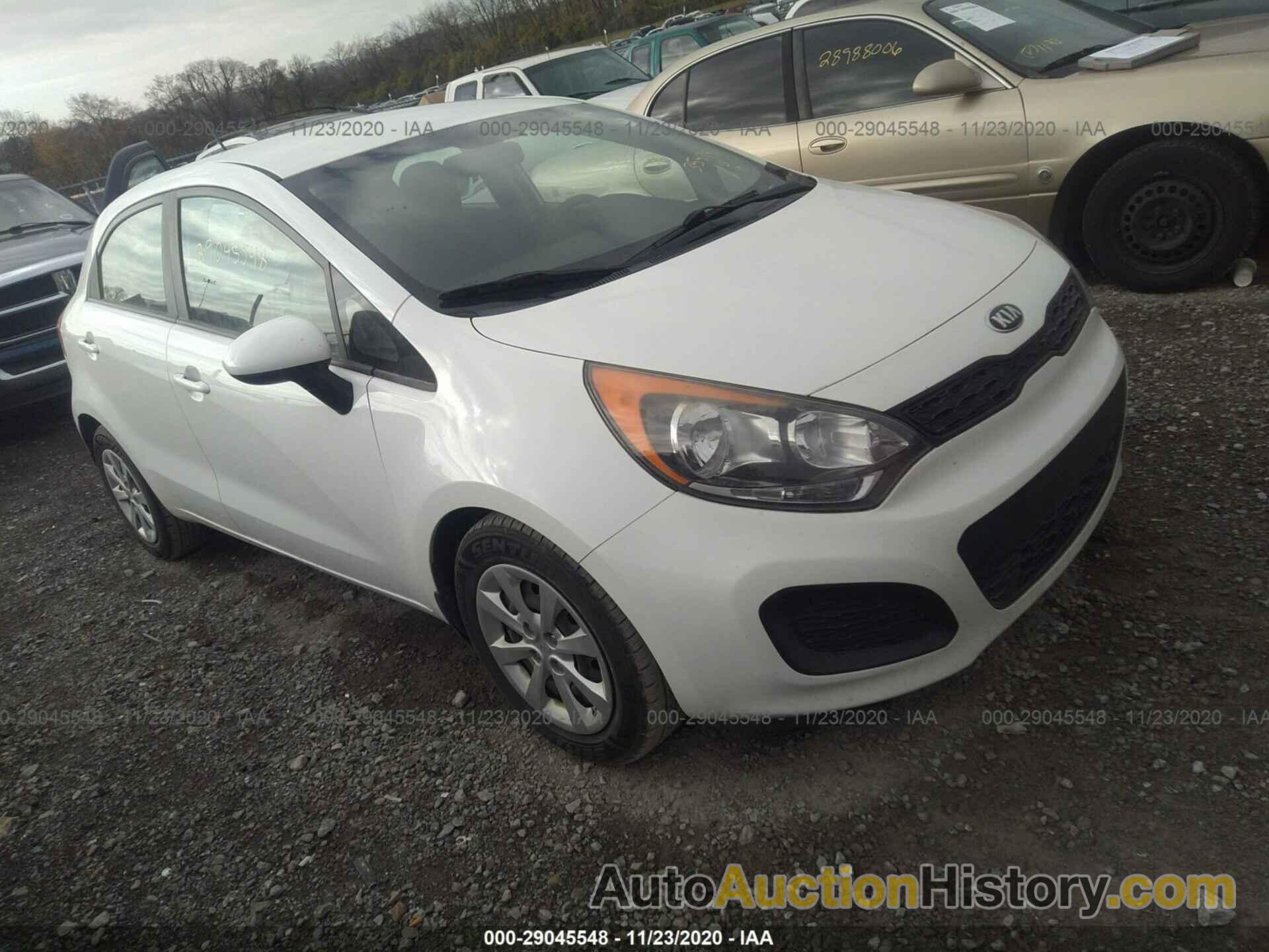 KIA RIO LX, KNADM5A39E6354791