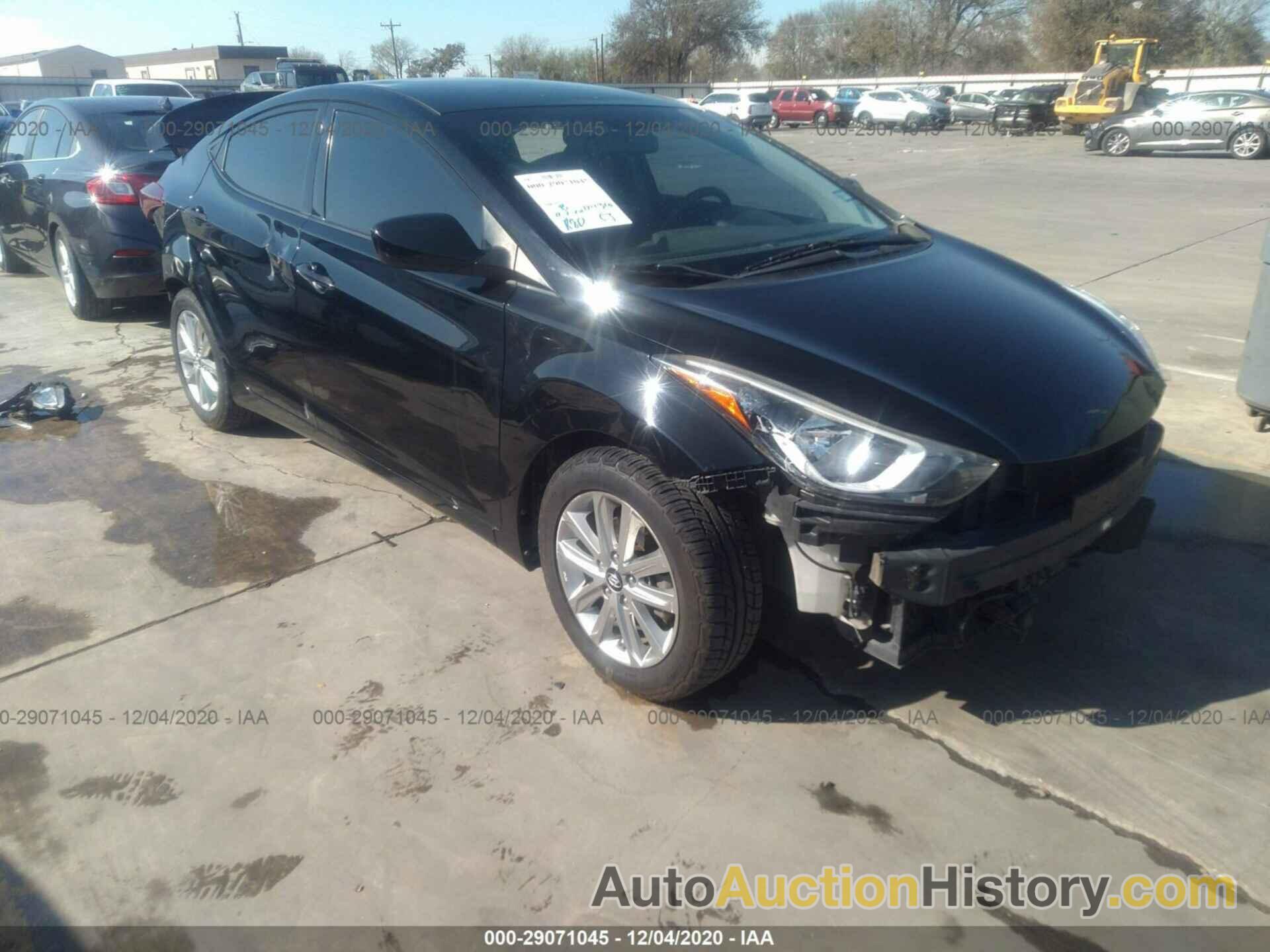 HYUNDAI ELANTRA SE, KMHDH4AE0GU479398